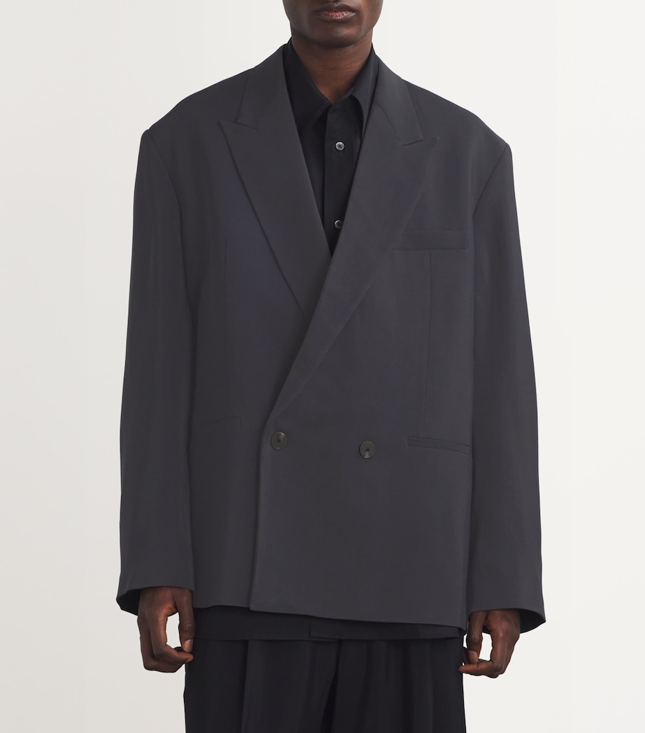Oversized Daburu Blazer DARKEST NAVY Image 3