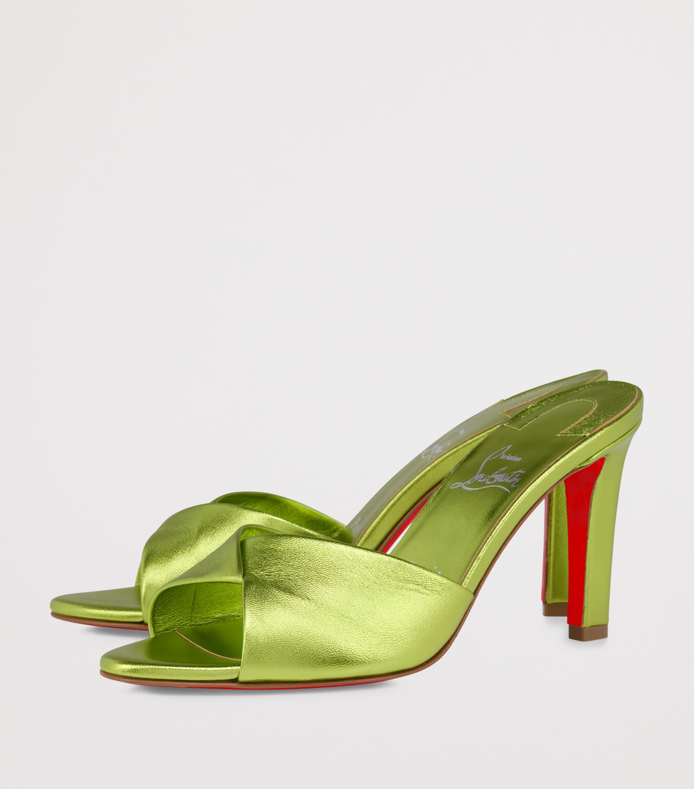 Christian Louboutin Fanny Slide Nappa Leather Mules 85 Image 2