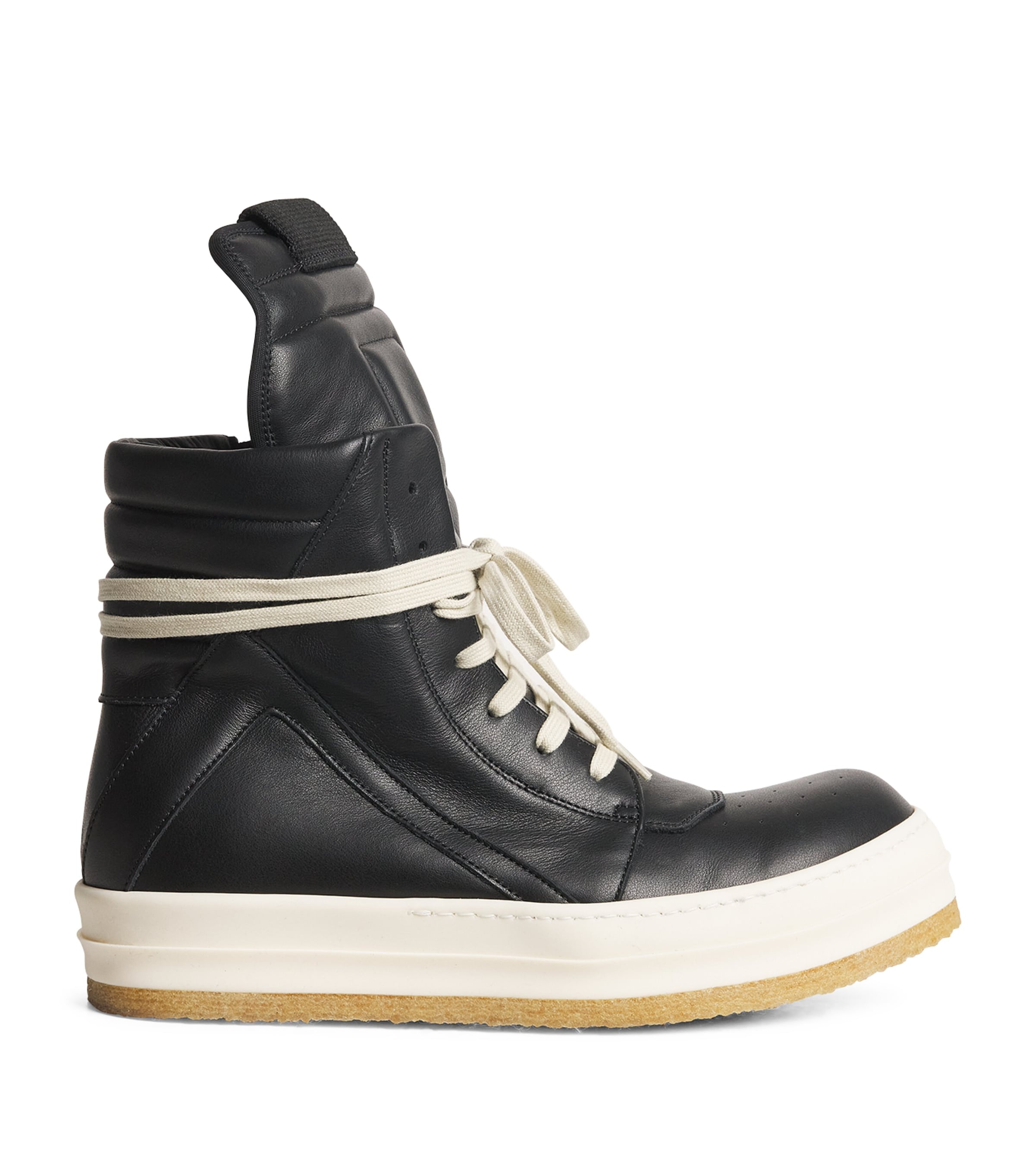 スニーカー Rick Owens Geobasket High-Top Leather Sneakers Rick Owens Geobasket High-Top Sneakers | Harrods US