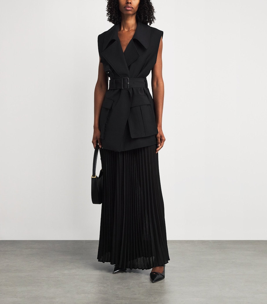 Leather Maureen Mules 85 BLACK Image 6