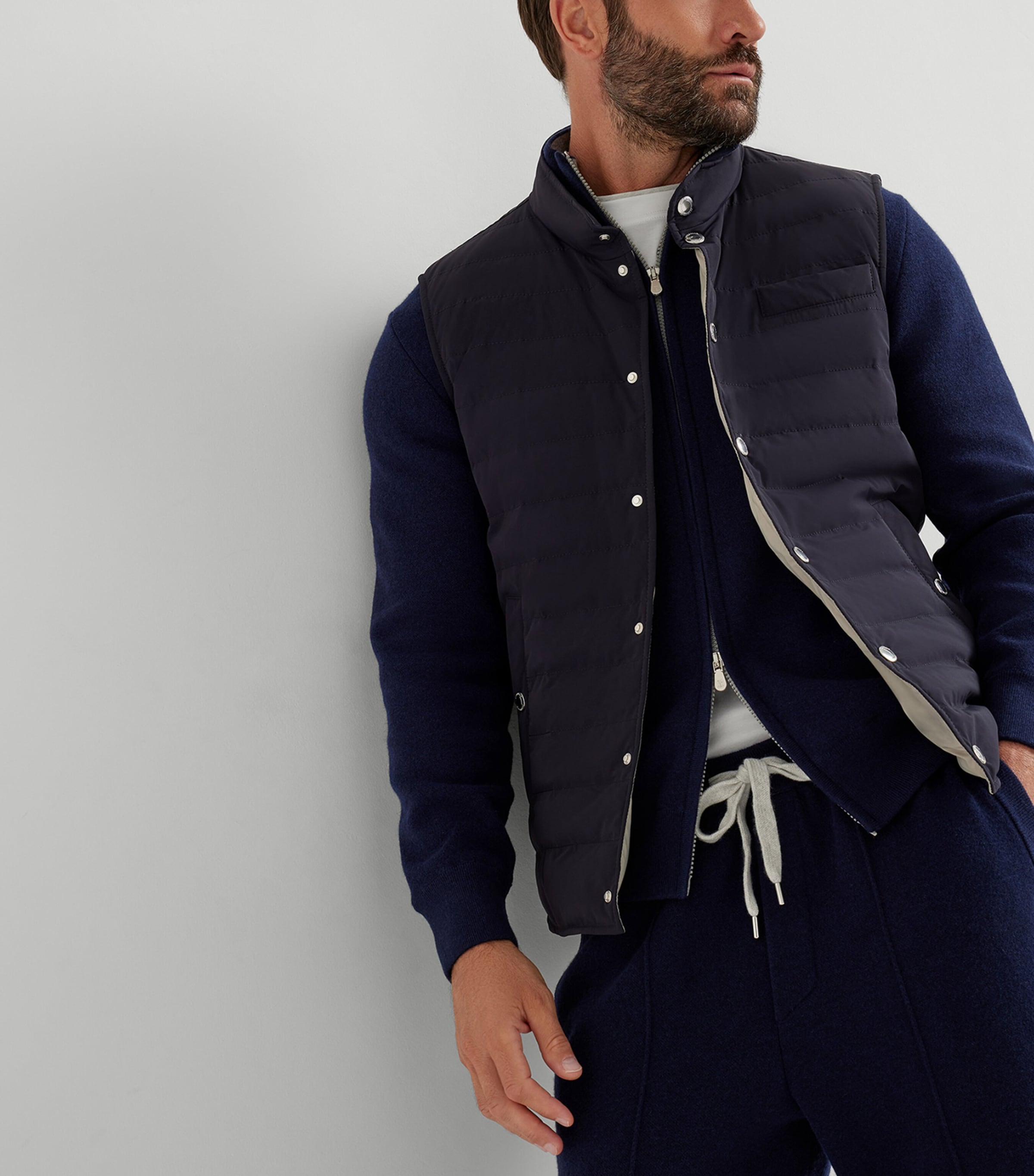 Bonded Taffeta Down Gilet CVL16 Image 4