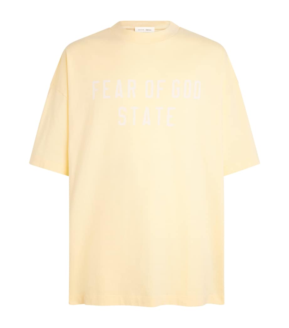 Cotton State T-Shirt GARDEN YELLOW Image 1