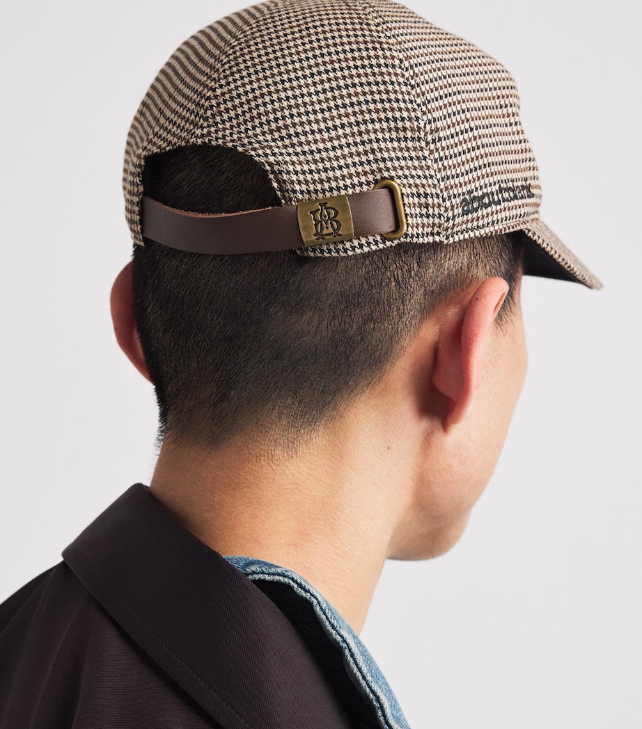 about:blank Wool-Blend Monogram Cap Brown/sand Image 4