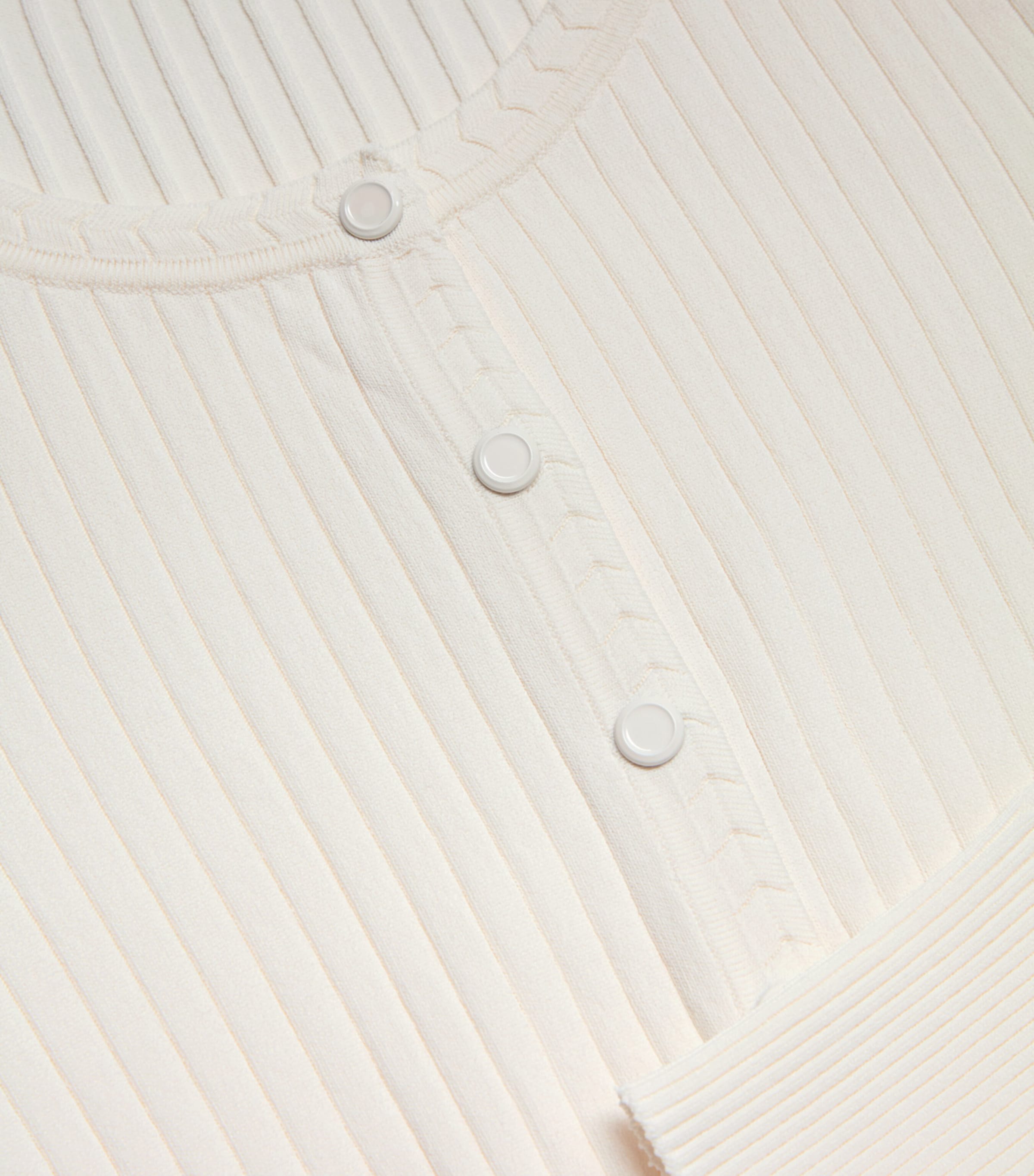 Ribbed Cardigan ECRU Image 5