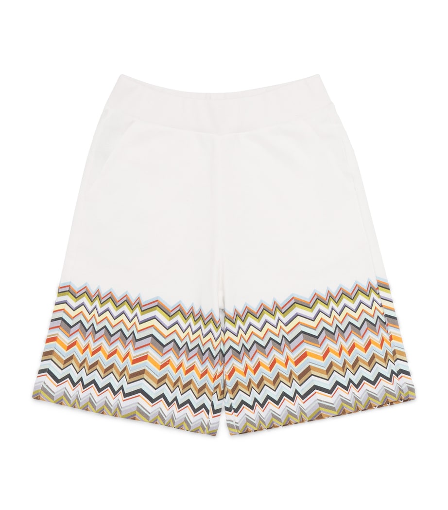 Missoni Kids Cotton Zigzag Sweat Shorts (4-14 Years) Image 1