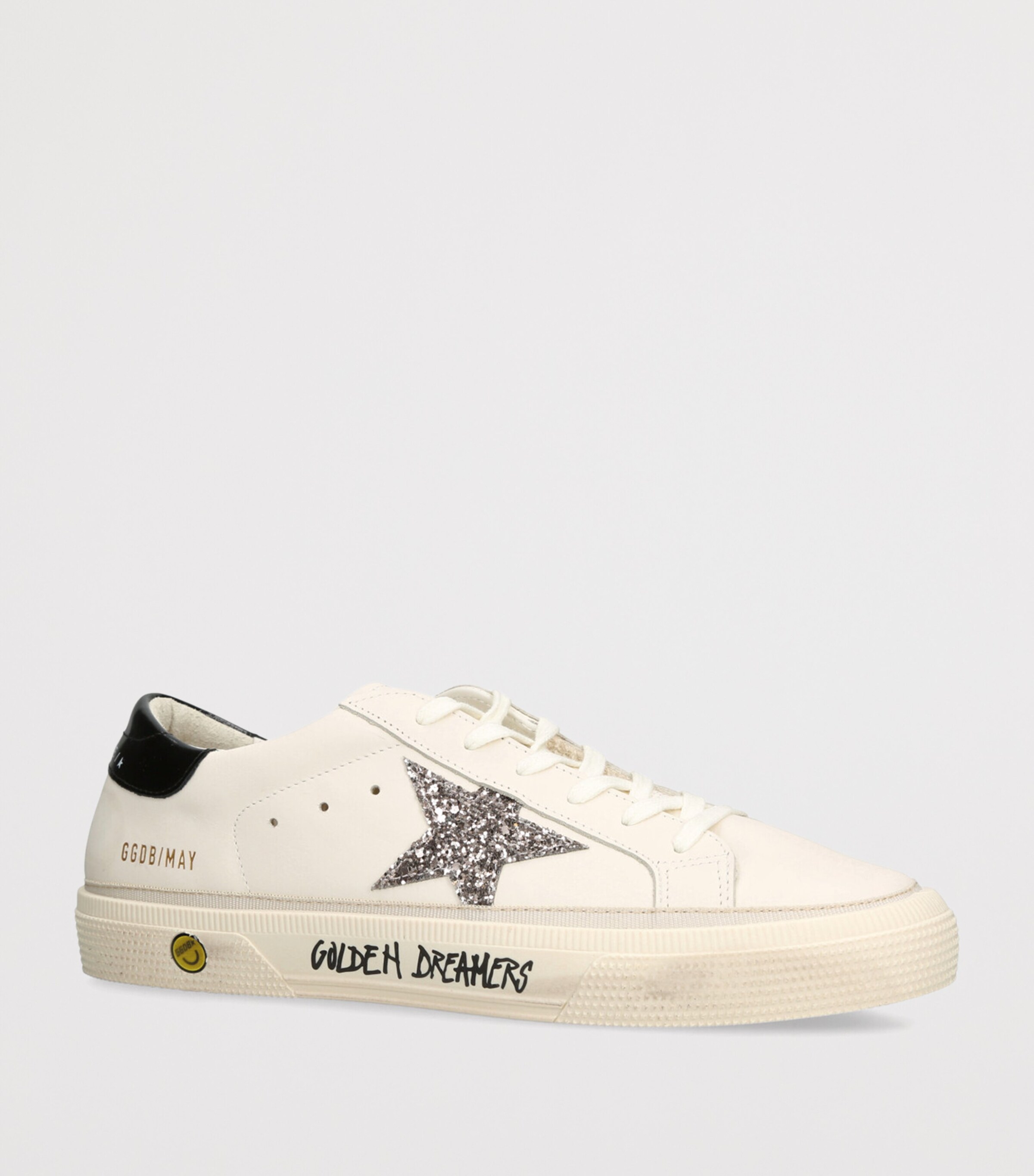 Leather May Sneakers WHITE/BLK Image 3