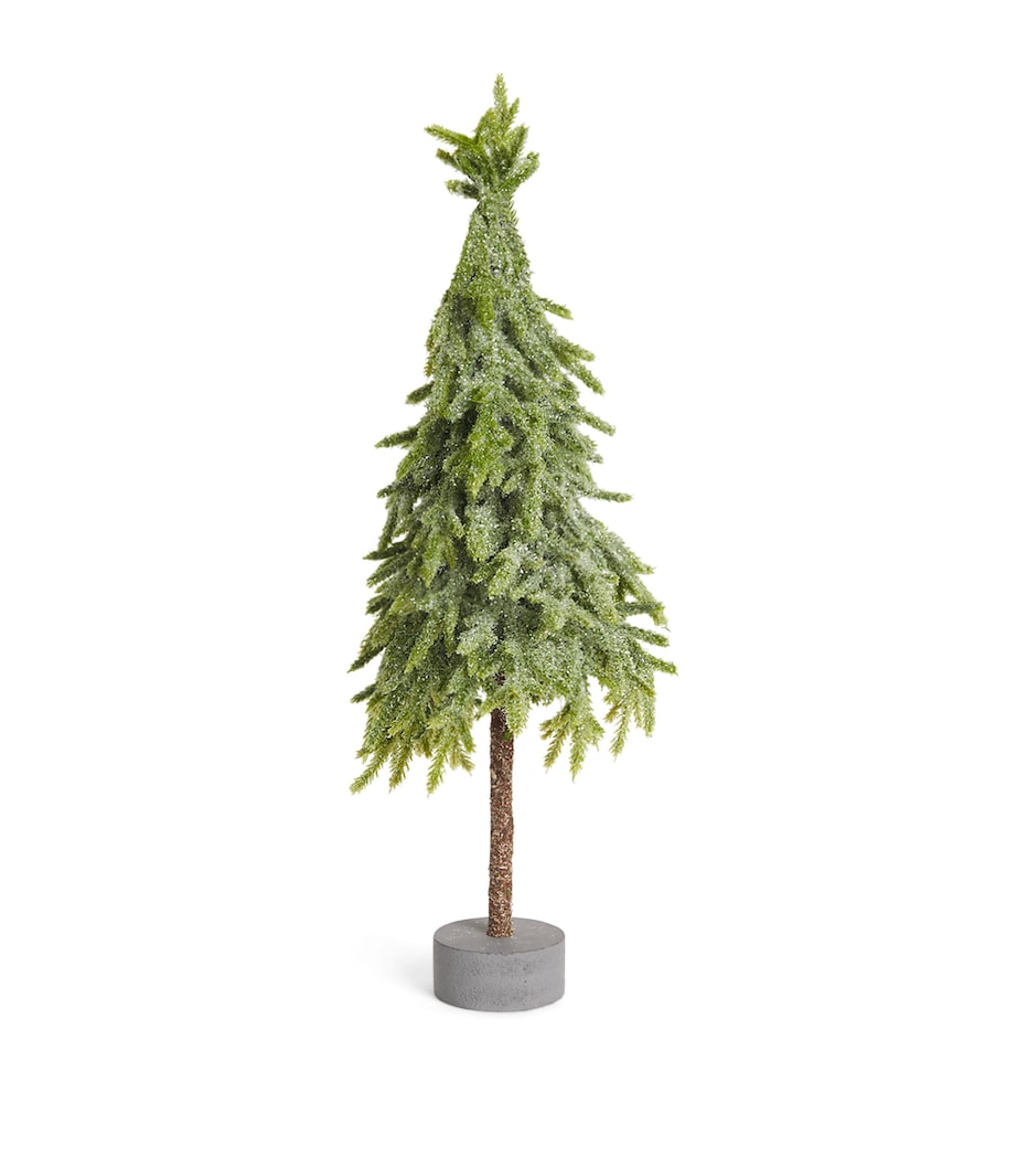 Mini Glitter Indoor Tree (45cm) GREEN Image 1