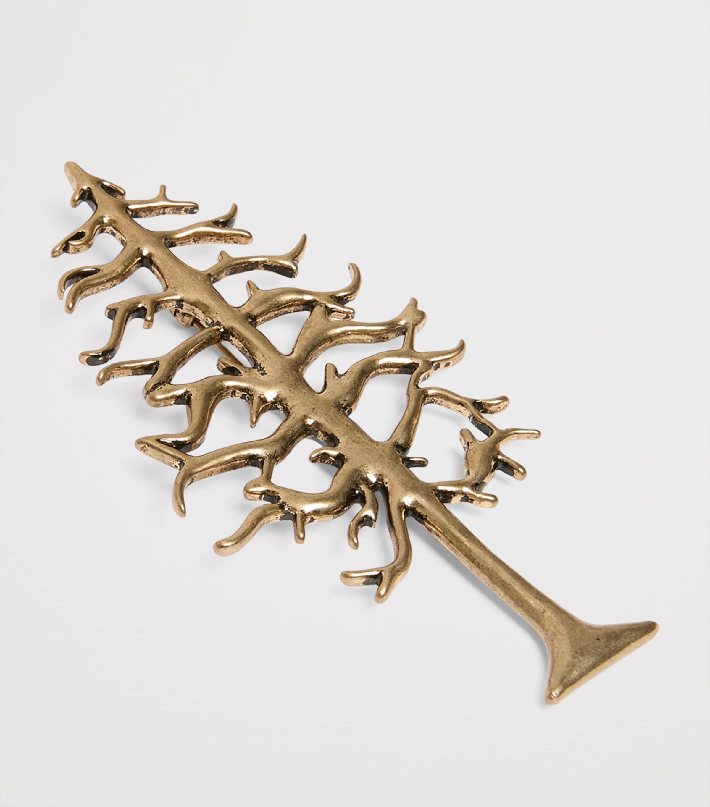 Weekend Max Mara Tree Brooch Gold Image 2