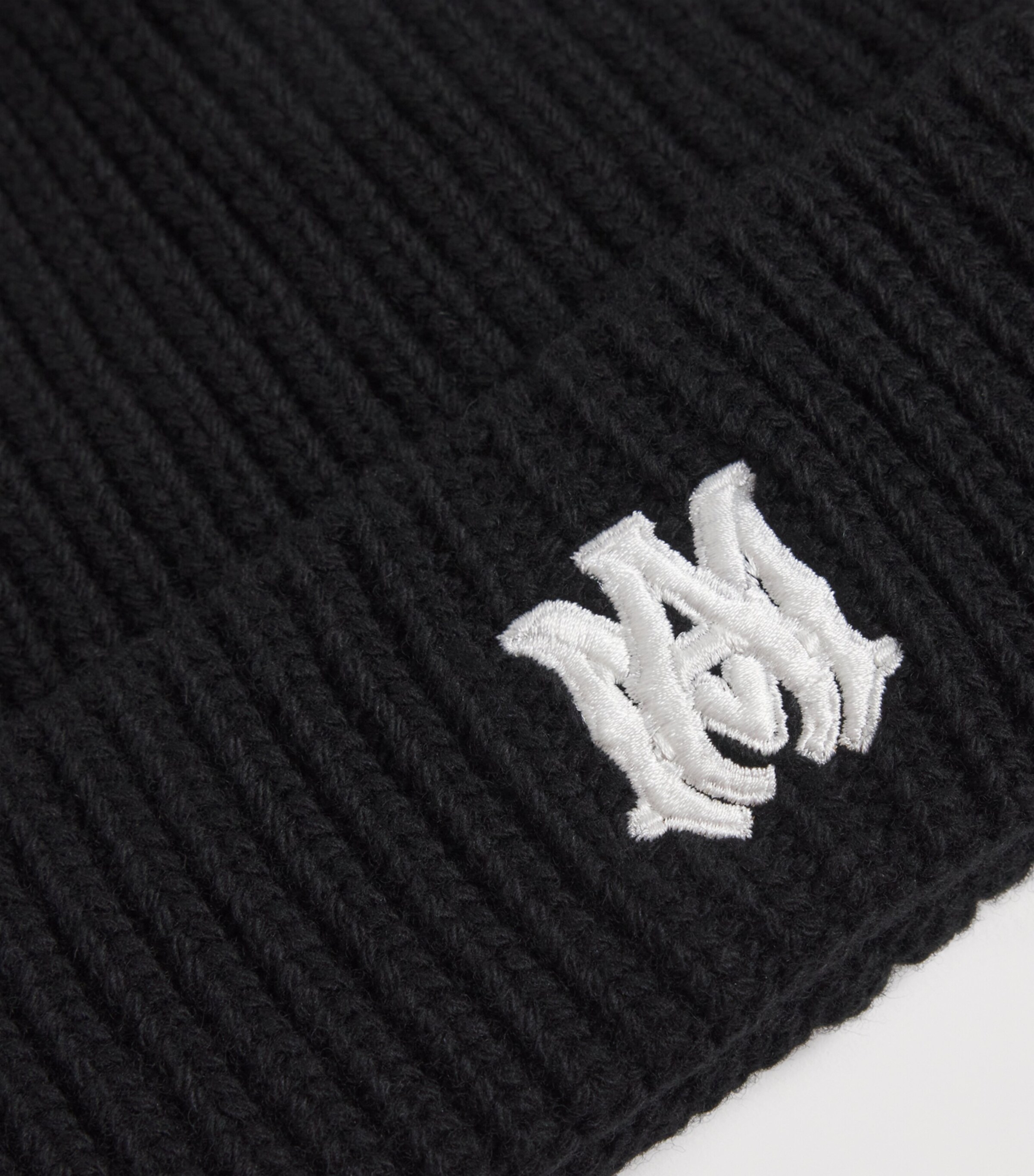 AMIRI Black Embroidered Logo Beanie | Harrods US