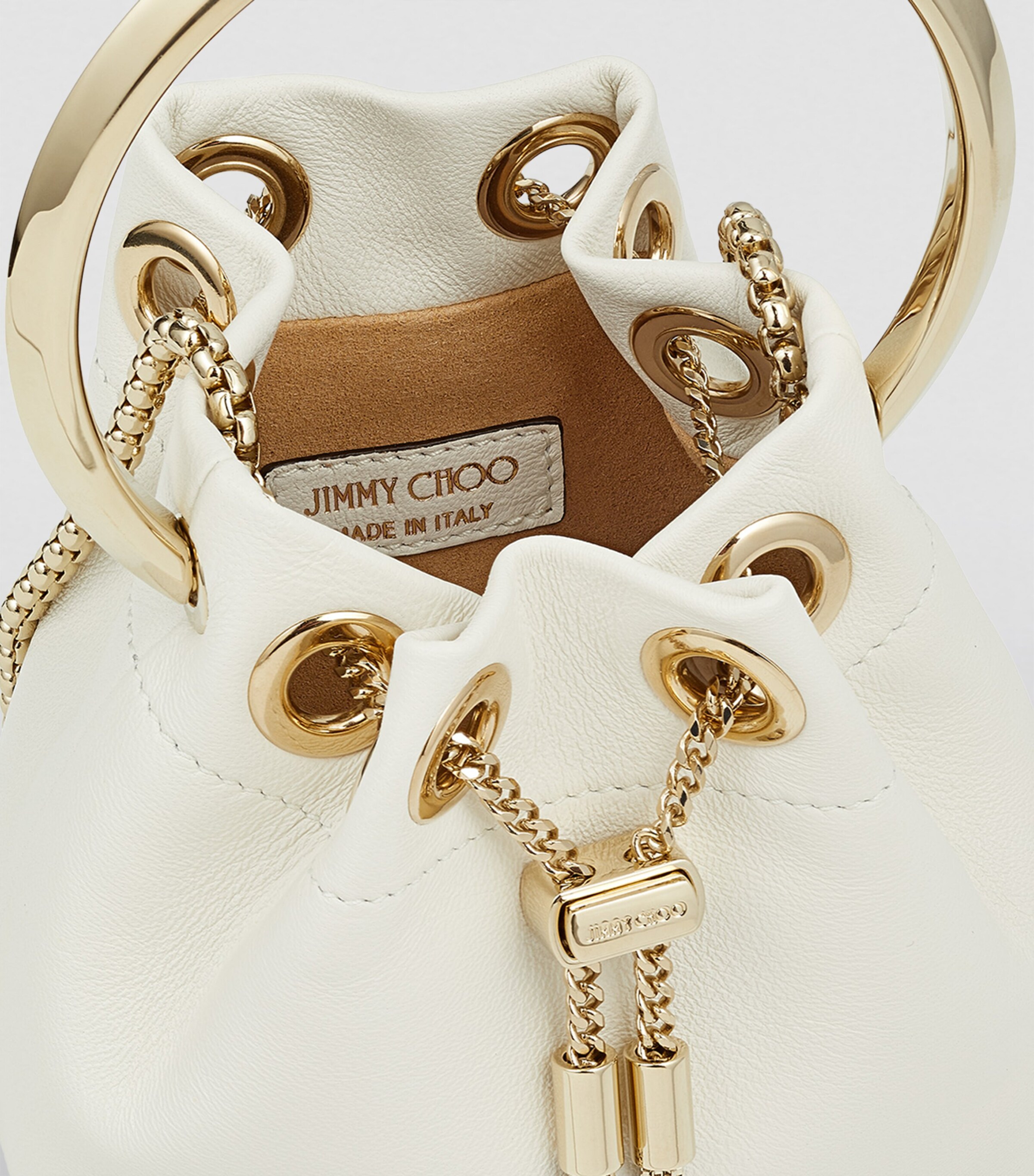 Micro Bon Bon Top-Handle Bag LATTE Image 7