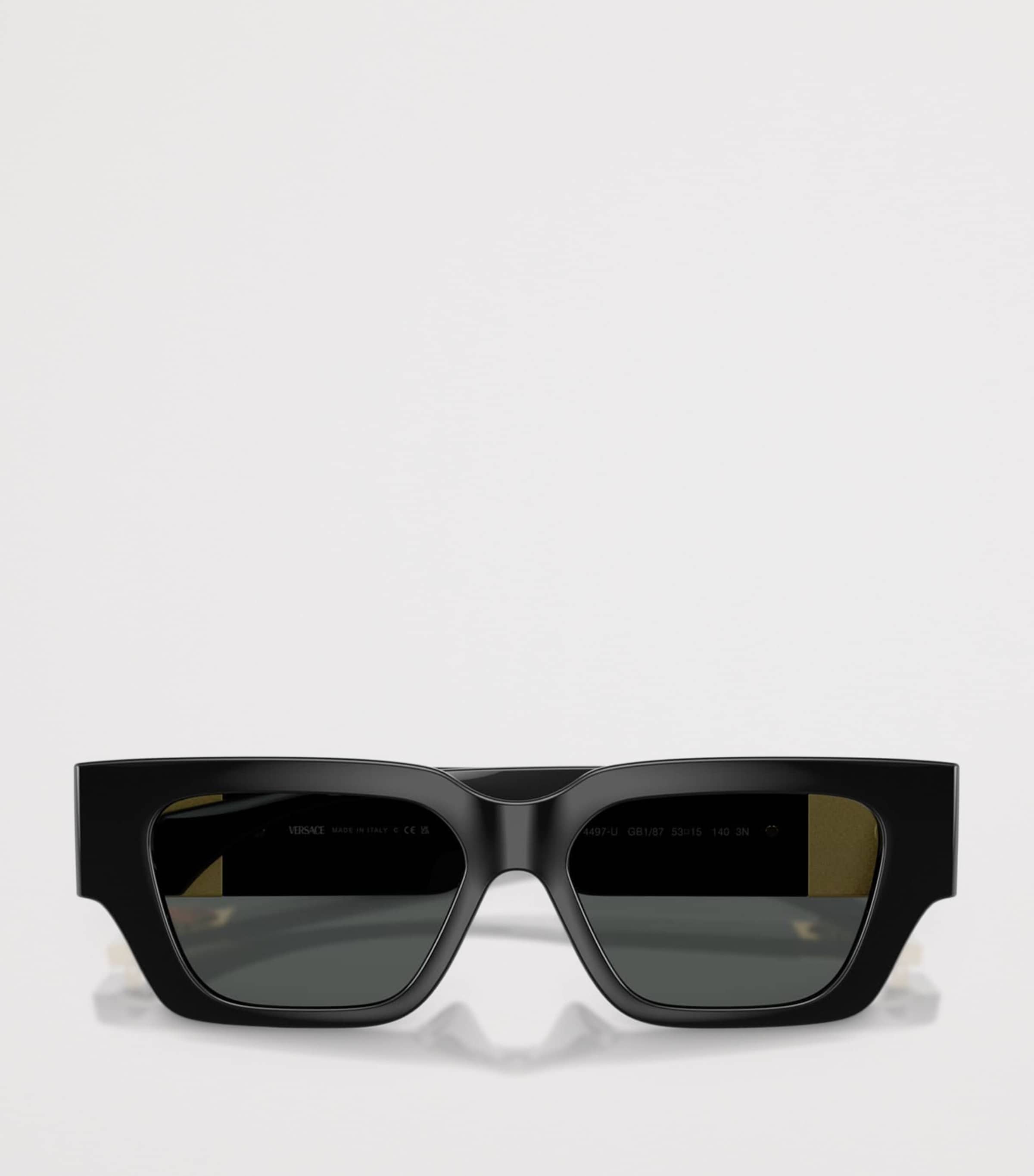Versace VE4497U Rectangle Sunglasses Black Image 5