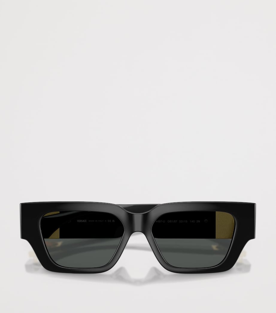Versace VE4497U Rectangle Sunglasses Black Image 5