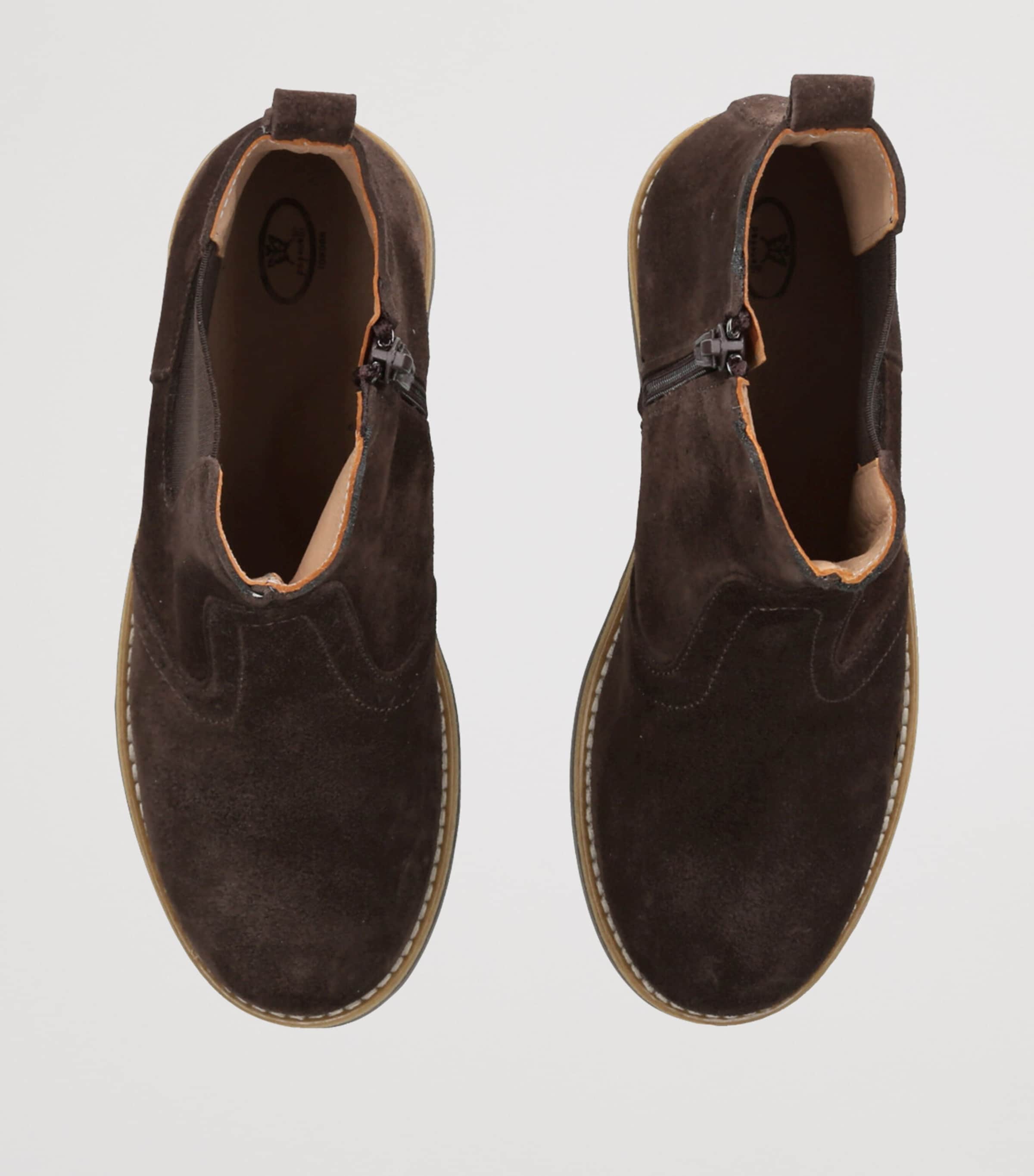 Suede Elo Chelsea Boots BROWN Image 4