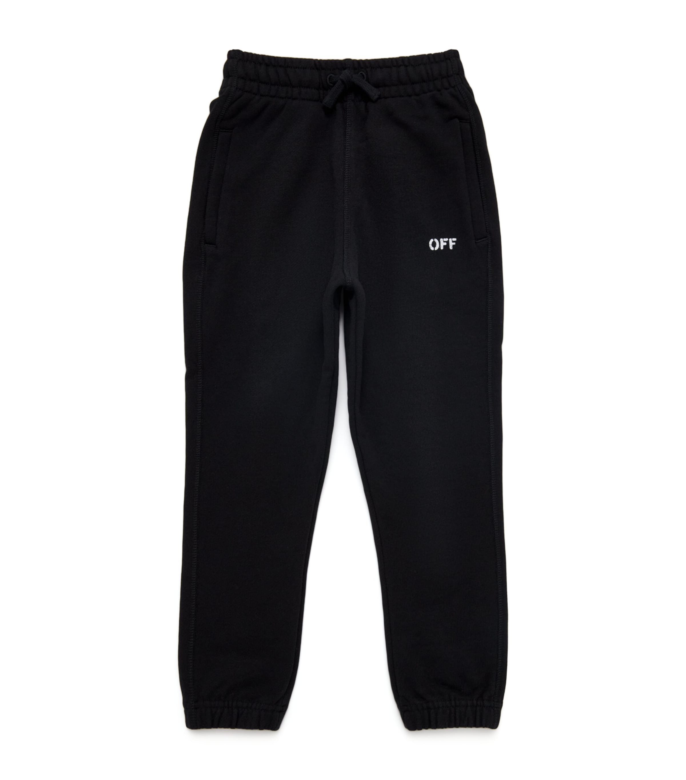 Off-White Kids Off Stamp Logo Sweatpants (4-12 Years) White Image 1