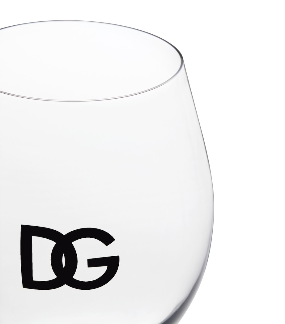Set of 2 DG Millennials Logo Wine Glasses U0058 TRASPARENTE/DG Image 5