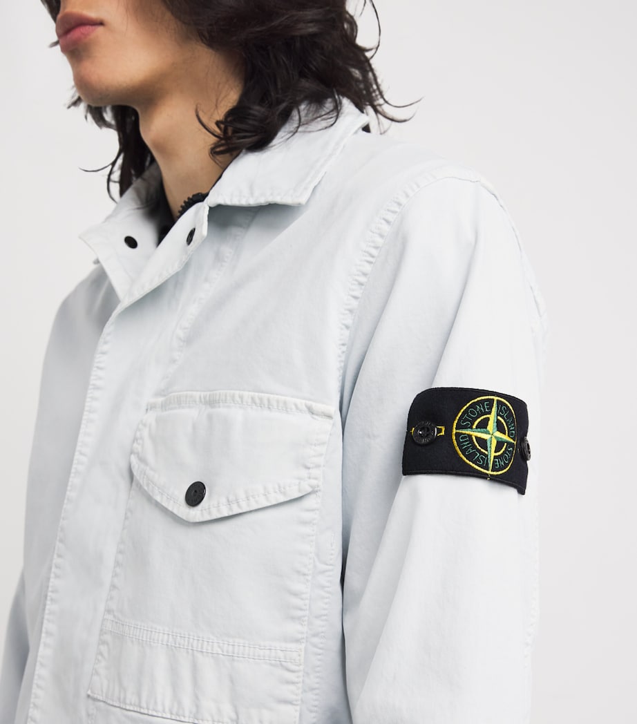 Organic Cotton Compass Shirt Jacket V0141 Image 6