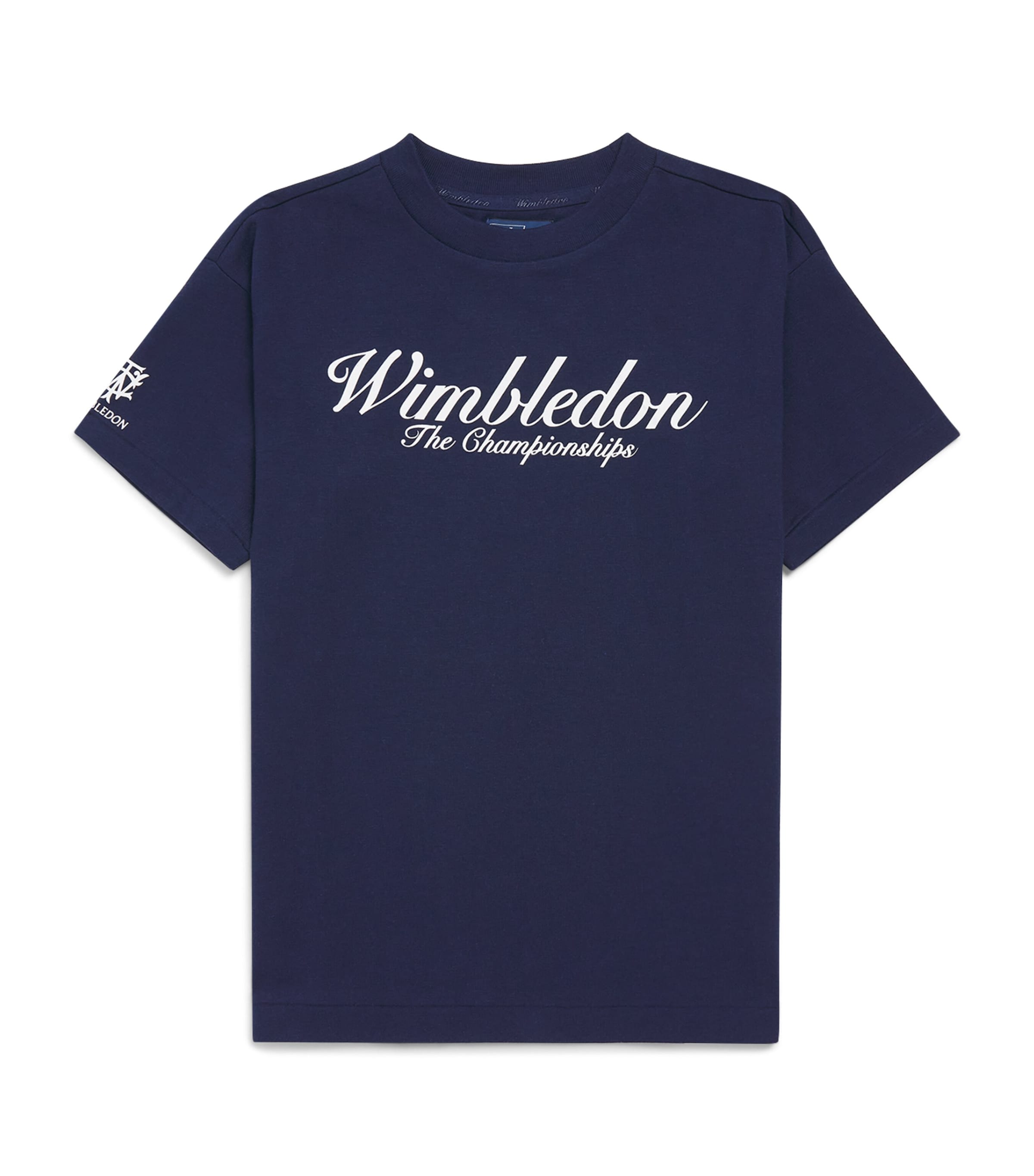 Ralph Lauren Kids x Wimbledon T-Shirt (2-7 Years) Navy Image 1