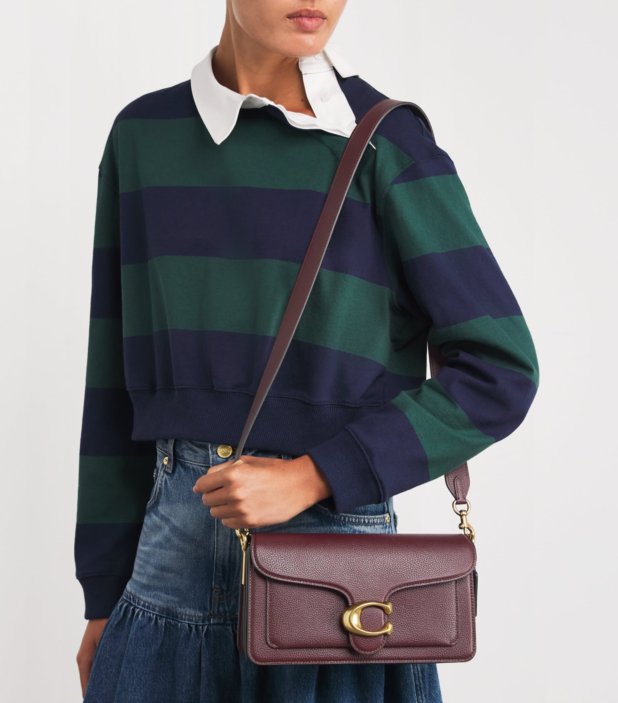 Coach Brown Leather Tabby 26 Shoulder Bag | Harrods QA