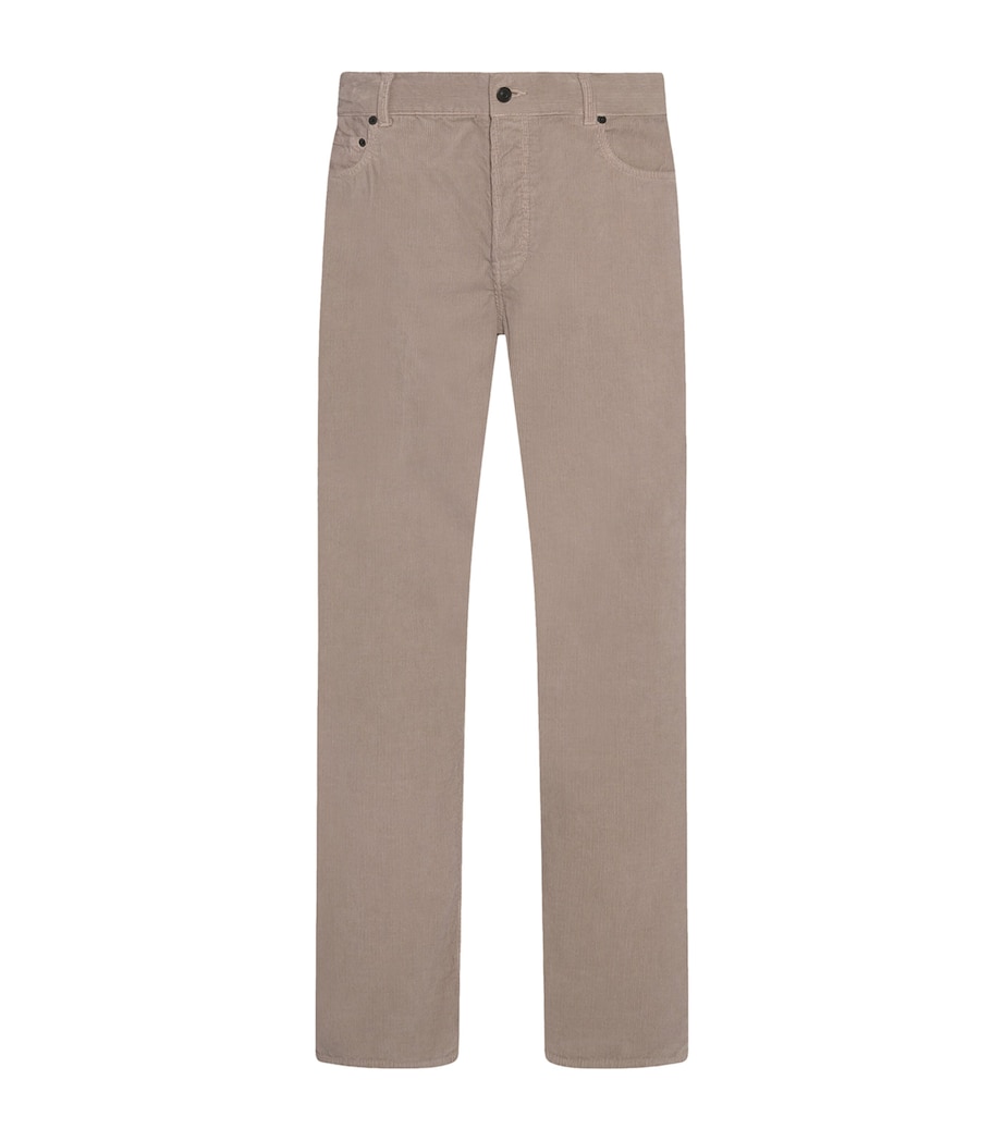 Rossen Cotton Corduroy Trousers LIGHT PEBBLE Image 1
