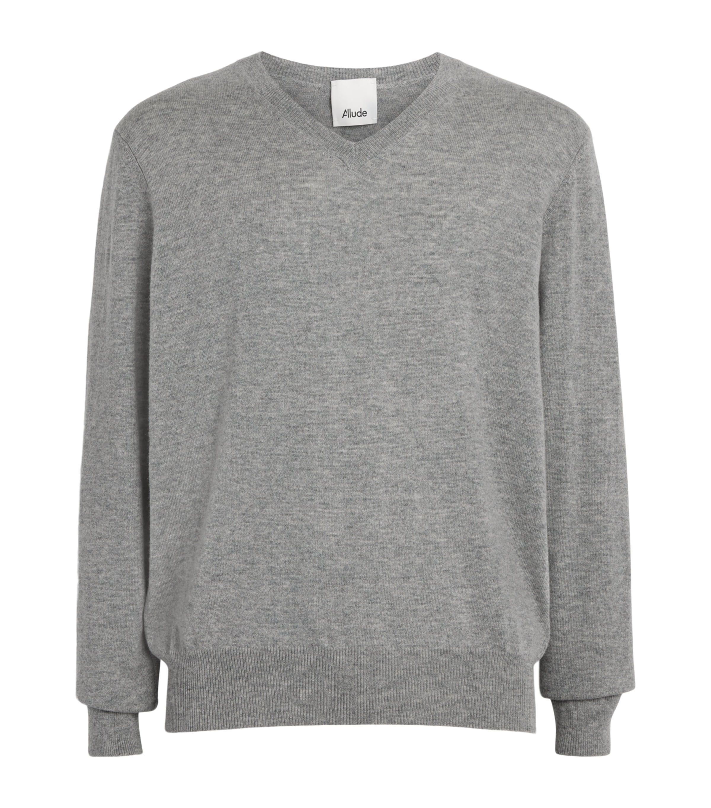 Allude Mens Cashmere V-Neck Sweater Image 1