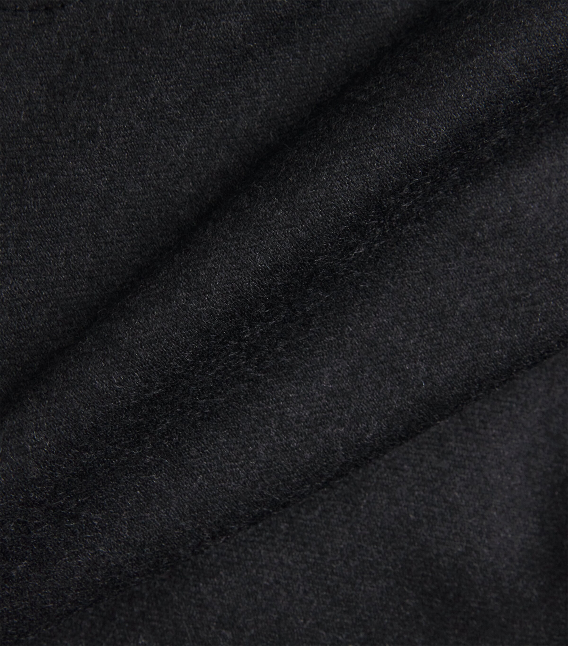 Wool Drawstring Straight Trousers K76 - DARK GREY Image 5