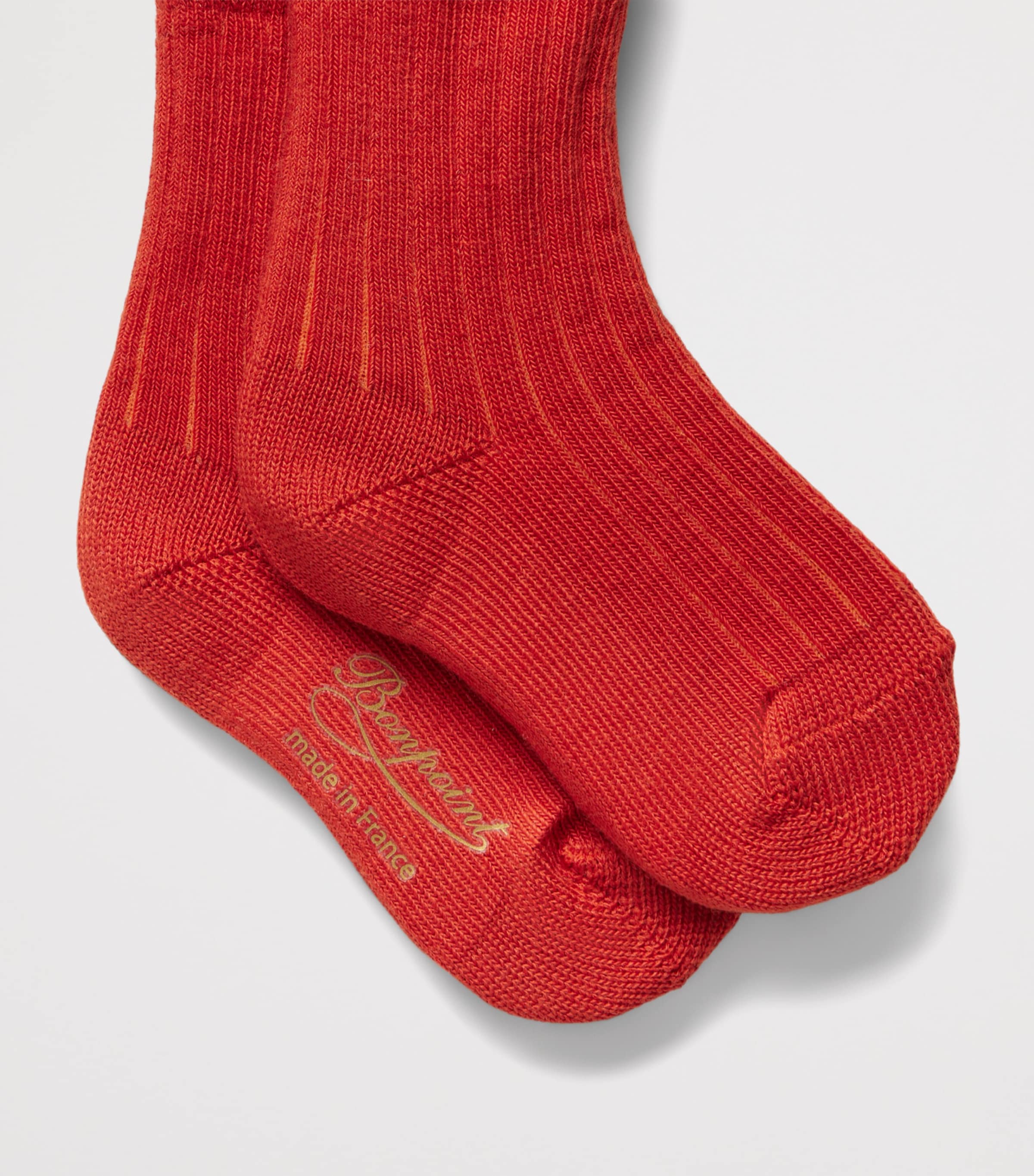 Bonpoint Cotton-Blend Elwen Socks (1- 36 Months) Geranium Image 2