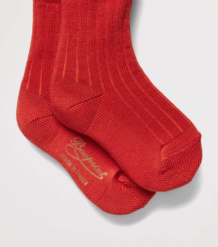 Bonpoint Cotton-Blend Elwen Socks (1- 36 Months) Geranium Image 2