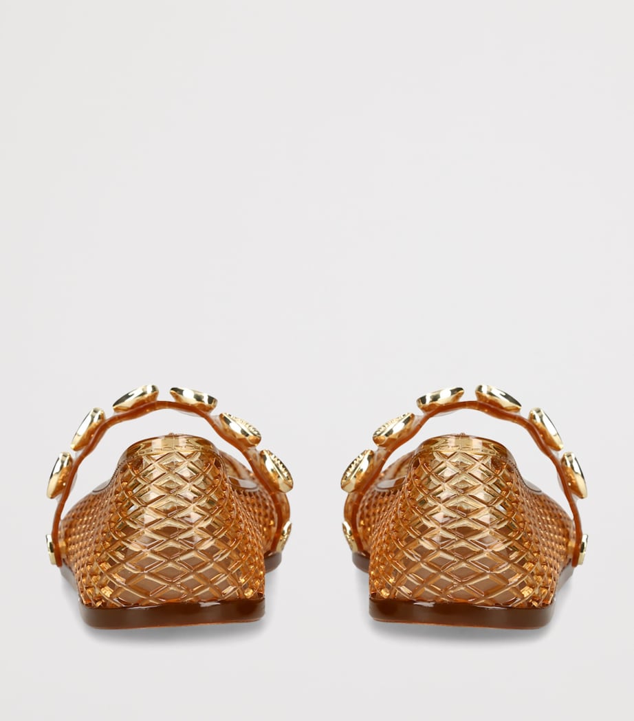 Ancient Greek Sandals Jelly Iro Ballet Flats Camel Image 2