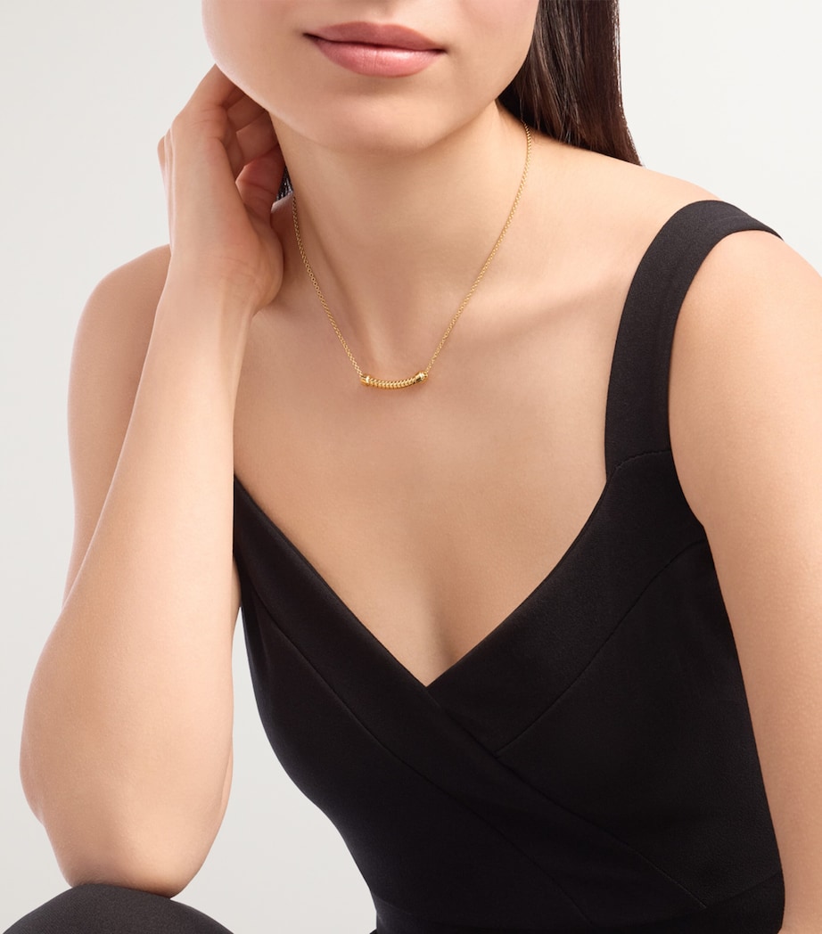 Yellow Gold Tubogas Chain Necklace YELLOW GOLD Image 2