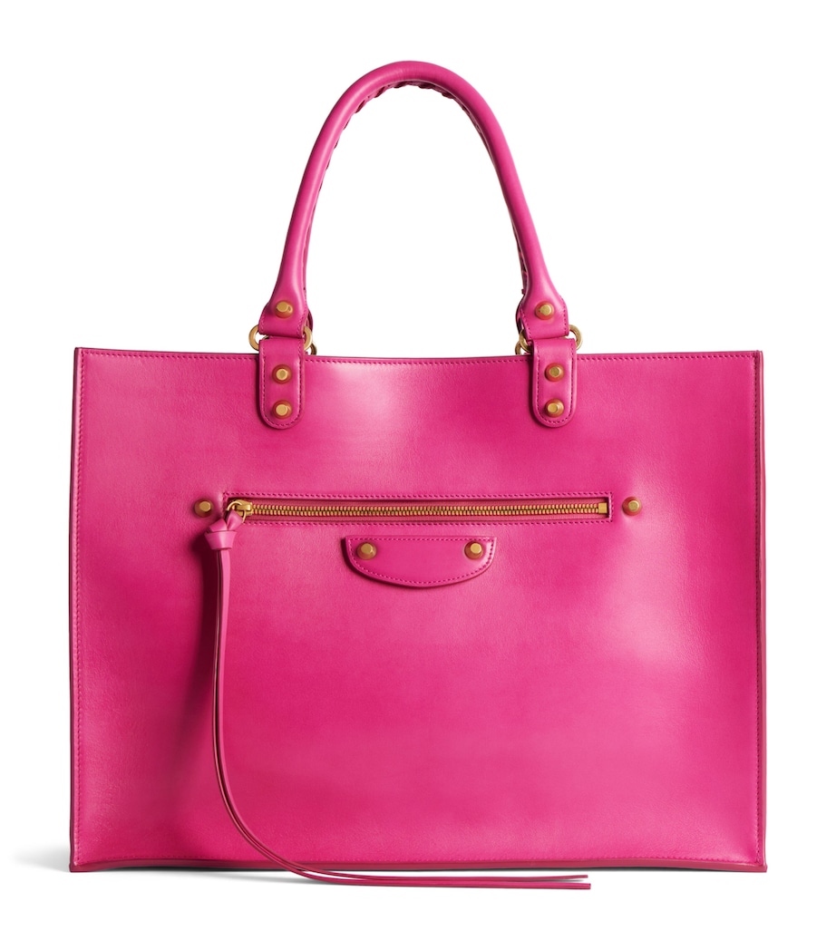 Balenciaga Large Leather Le City Tote Bag Image 1