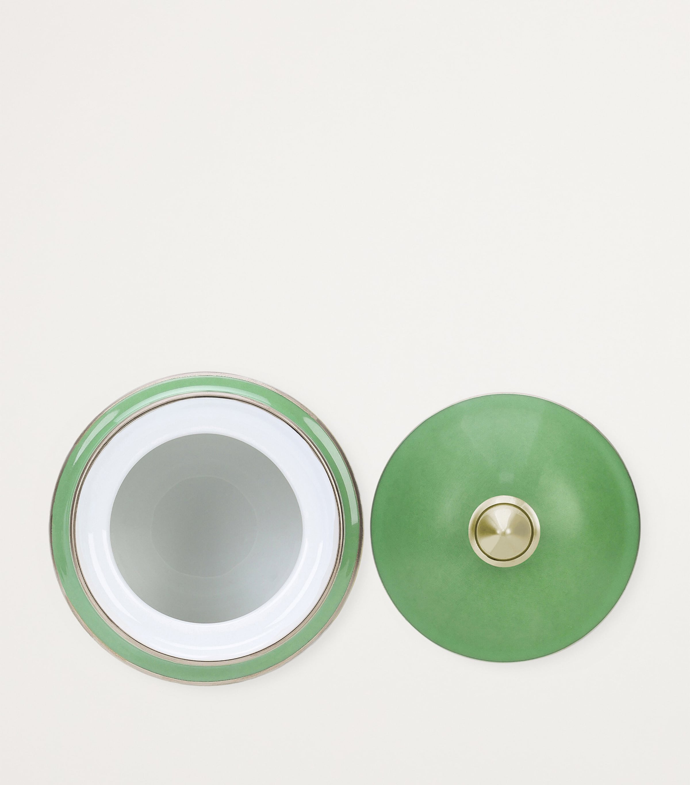 Dolce&Gabbana Casa Porcelain Majolica Sugar Bowl (10cm) Verde Maiolica Image 3
