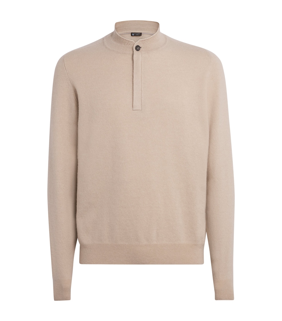 Kid Cashmere Buttoned Sweater BEIGE 80215 Image 1