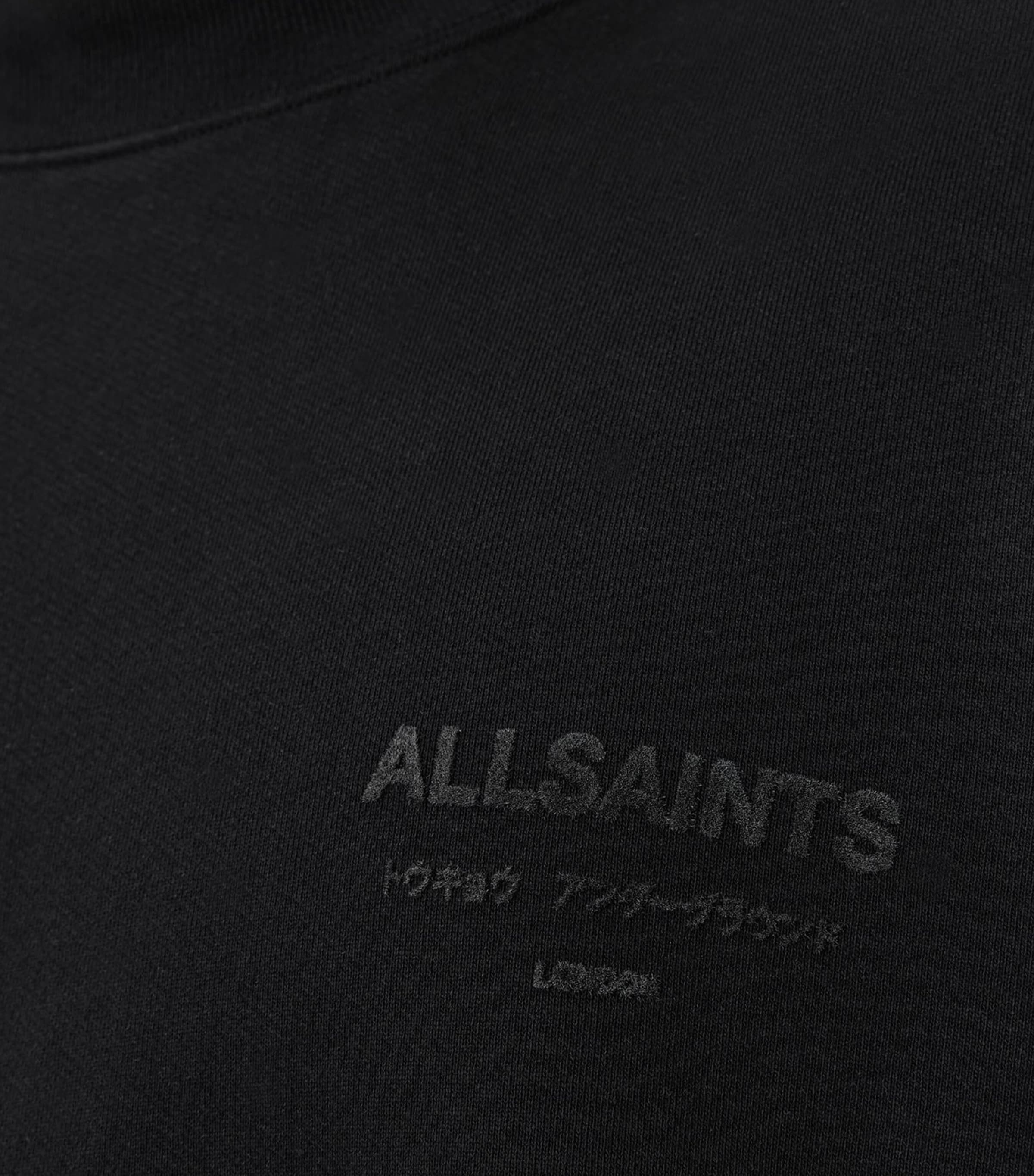 Cotton Xander Sweatshirt JET BLACK Image 7