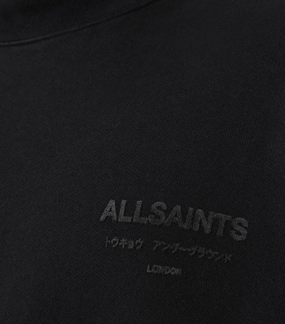 Cotton Xander Sweatshirt JET BLACK Image 7