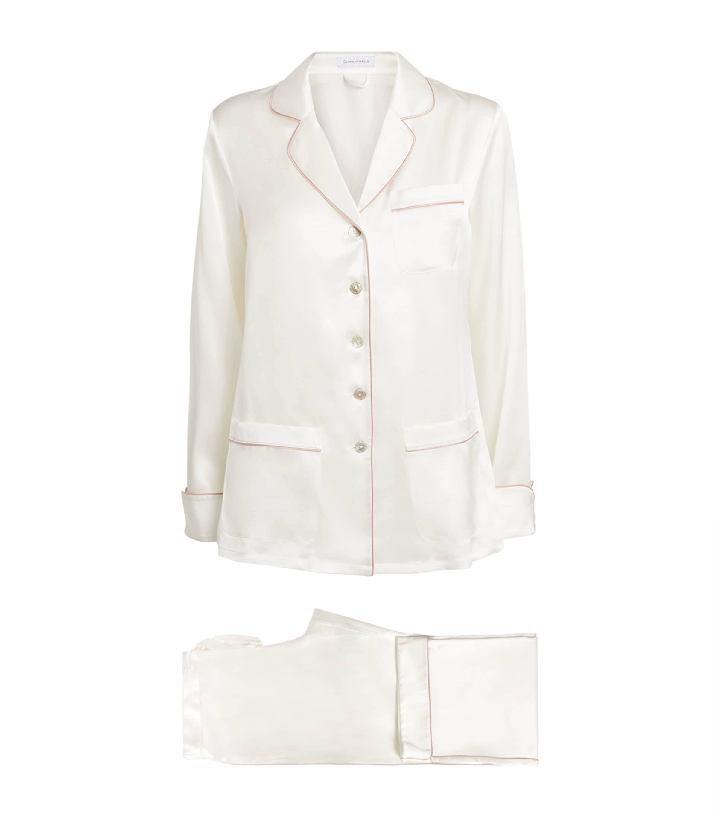 Silk Coco Pyjama Set IVORY OYSTER Image 2