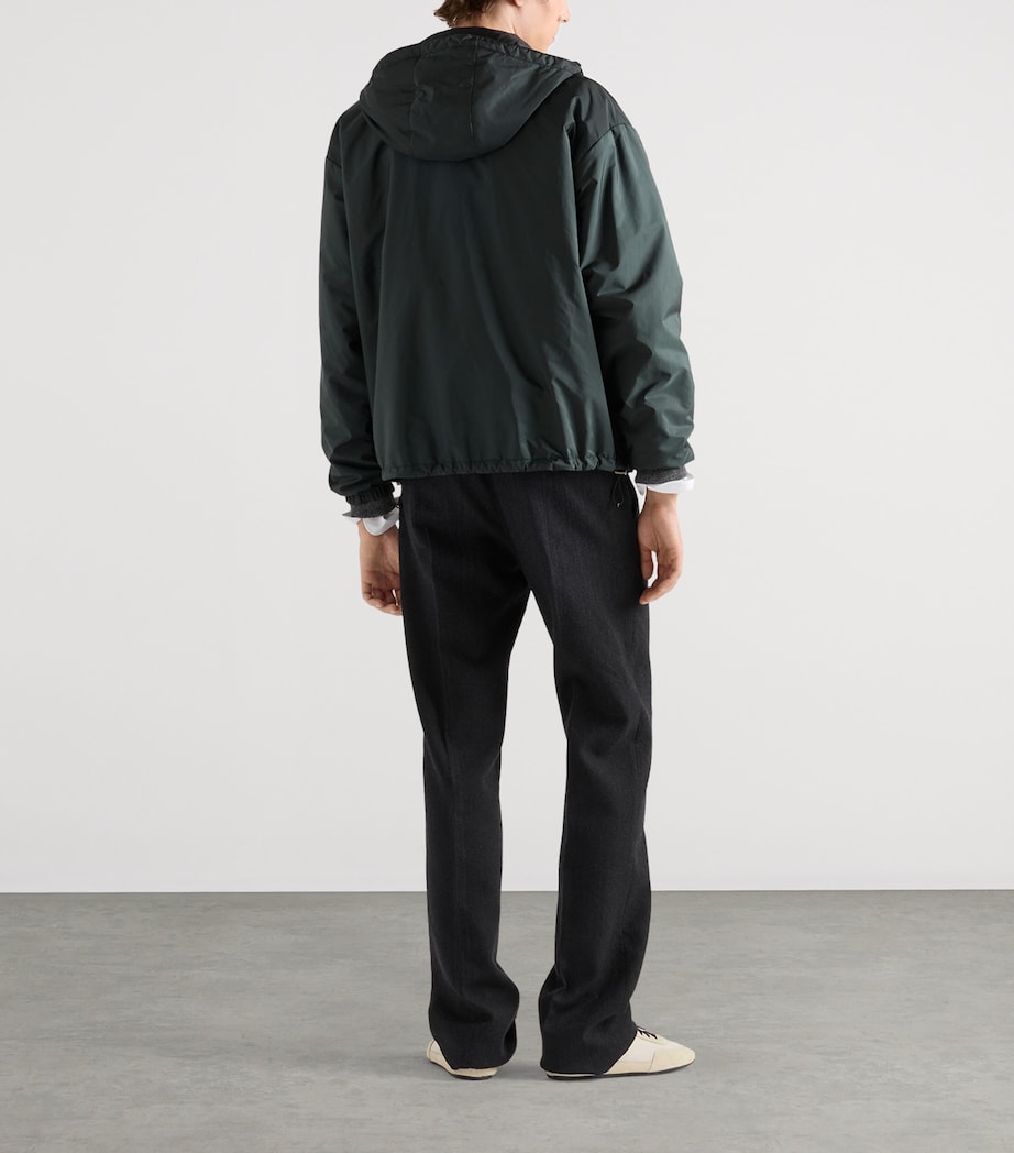 Prada Mens Re-Nylon Reversible Jacket Green Image 5
