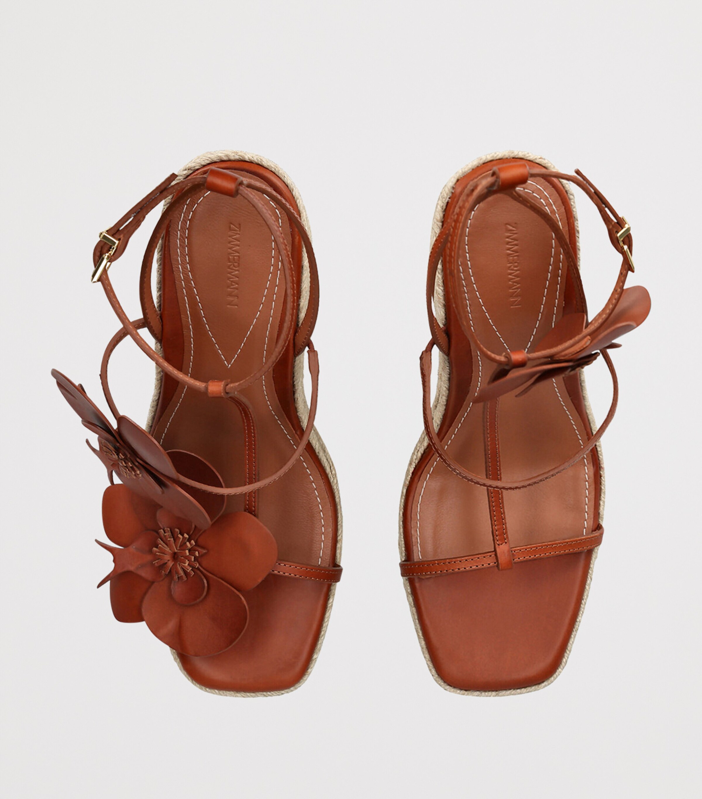 ★ZIMMERMANN★Orchid 110 メタリック ウェッジサンダル Orchid Wedge 110 Gold Online | Zimmermann