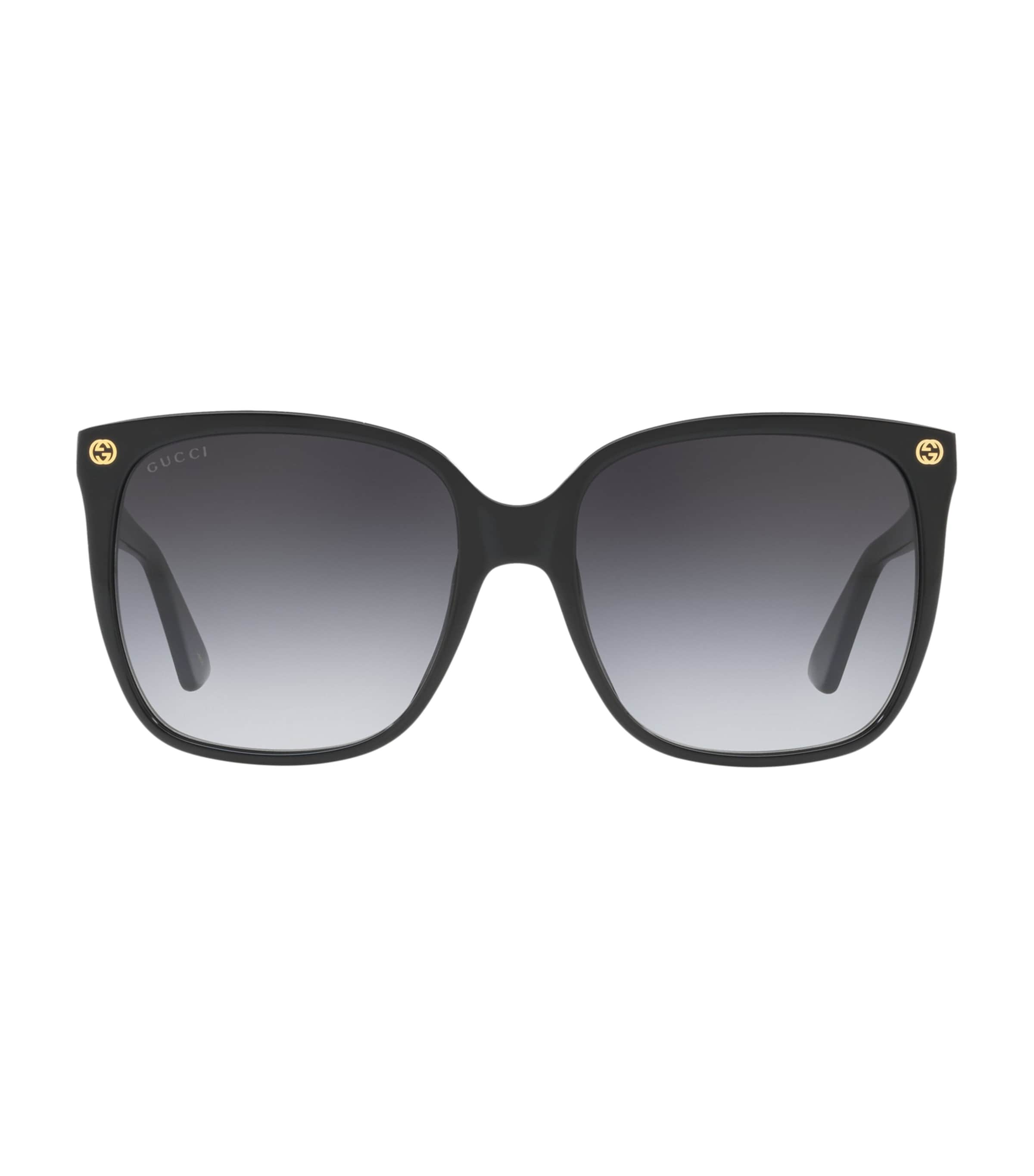 Gucci Cat Eye Sunglasses In Black