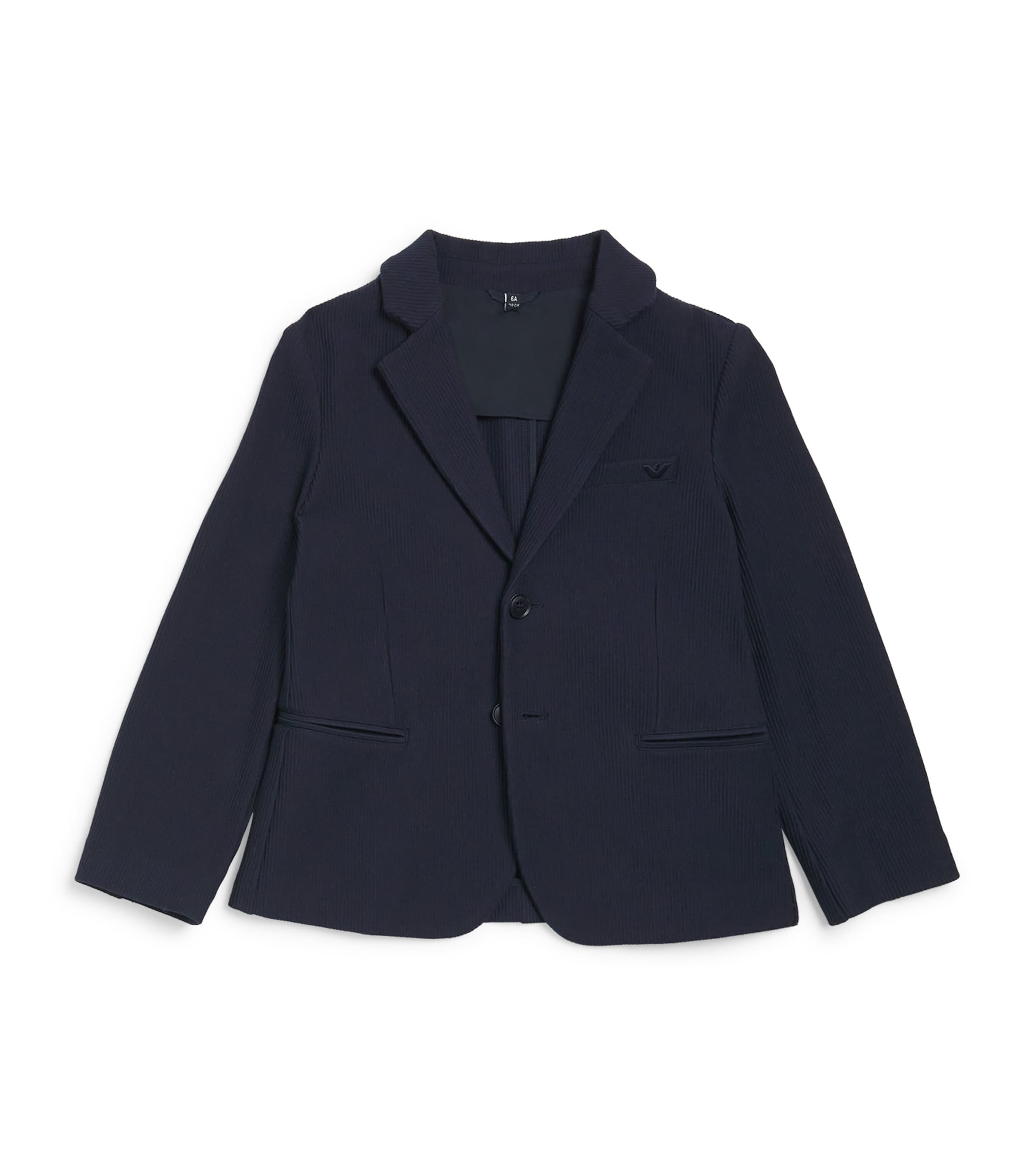 Emporio Armani Kids Single-Breasted Blazer (4-16 Years) Salute Image 1