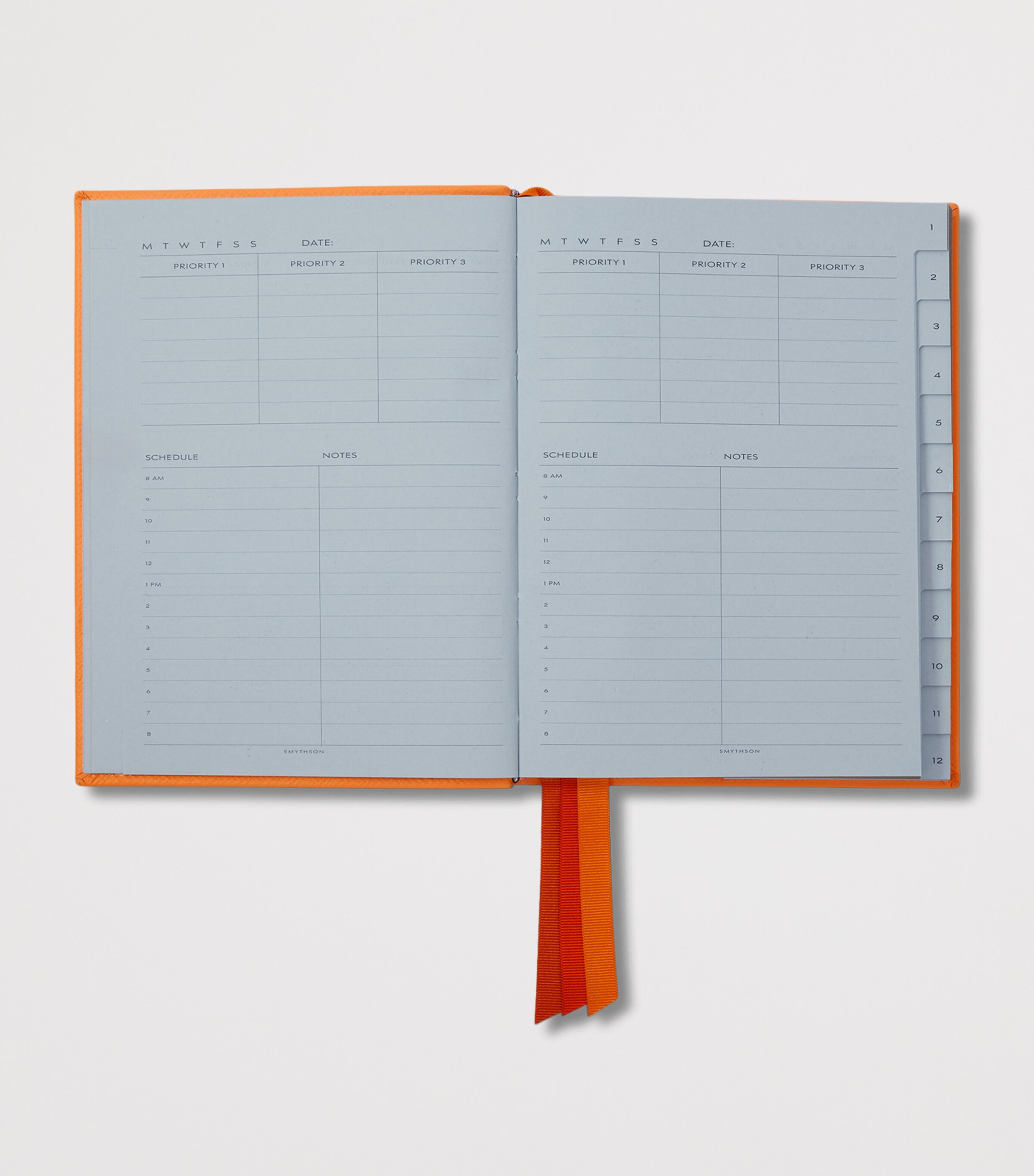 Leather Soho Planner L ORANGE Image 3