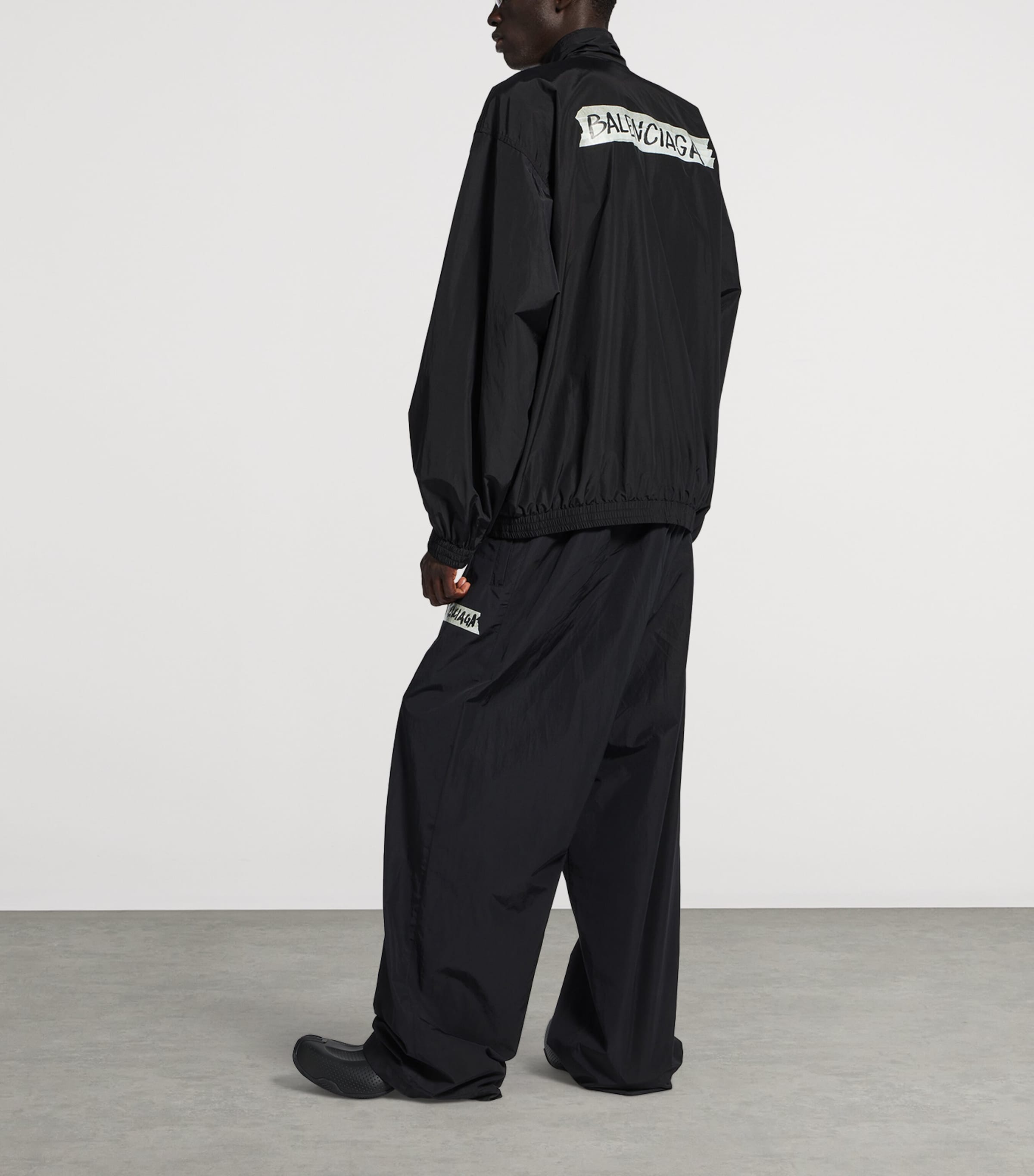 Techno Cotton Masking Tape Logo Track Jacket 1000 Image 3