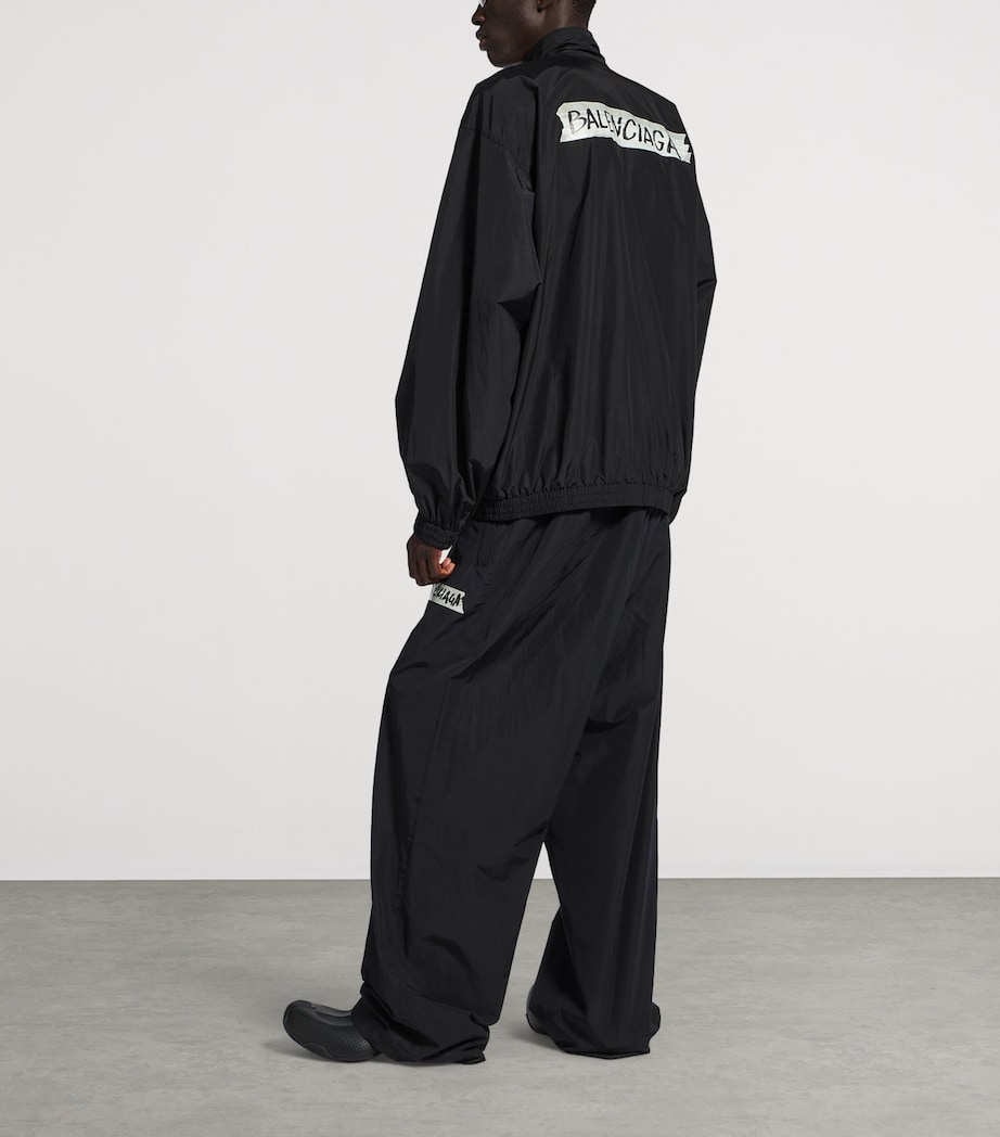 Techno Cotton Masking Tape Logo Track Jacket 1000 Image 3