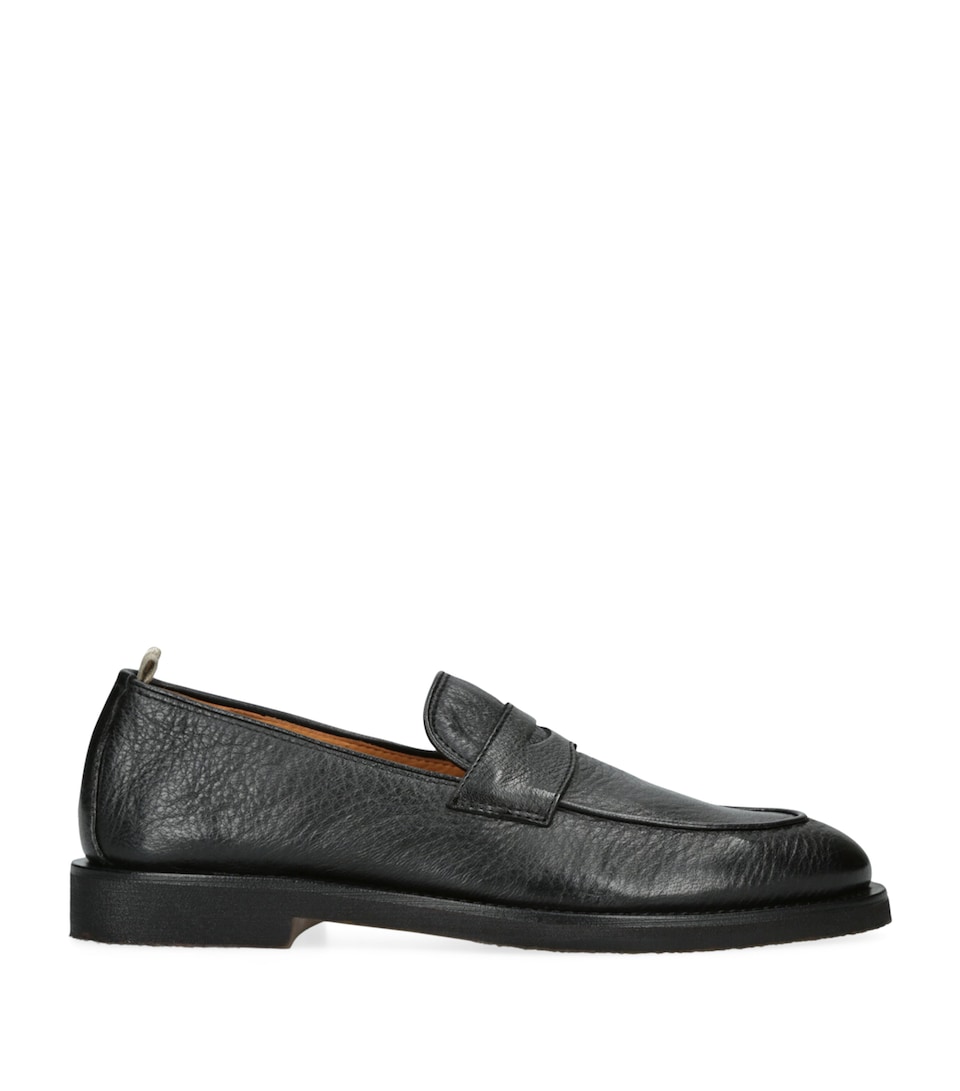 Officine Creative Leather Opera Flexi Loafers Black