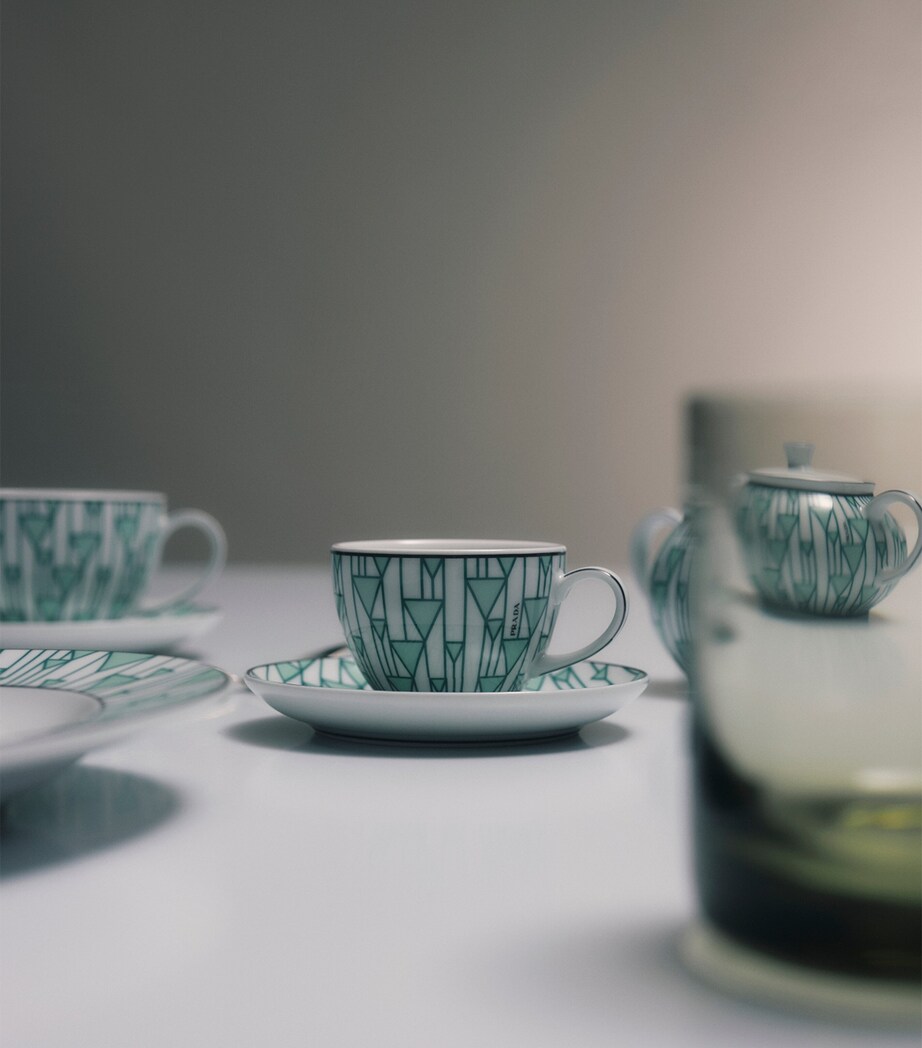 Vienna Espresso Cup and Saucer (Set of 4) F0HM1 Image 4