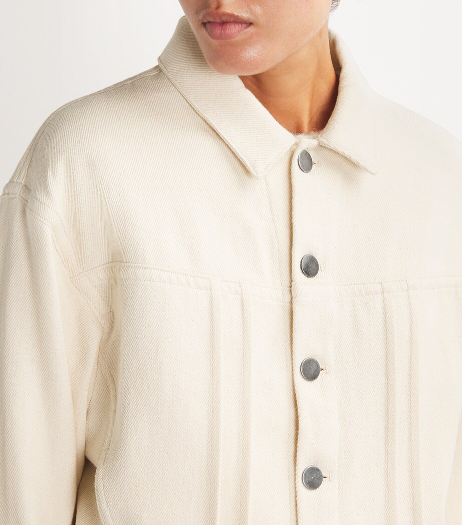 Lauren Manoogian Womens Denim Jacket Natural Image 6