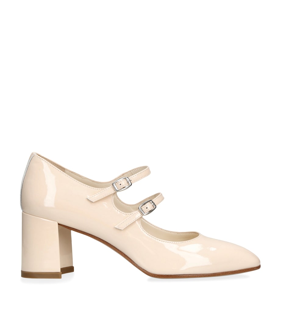 Carel Patent Leather Alice Mary Jane Pumps 60 Blush Image 1