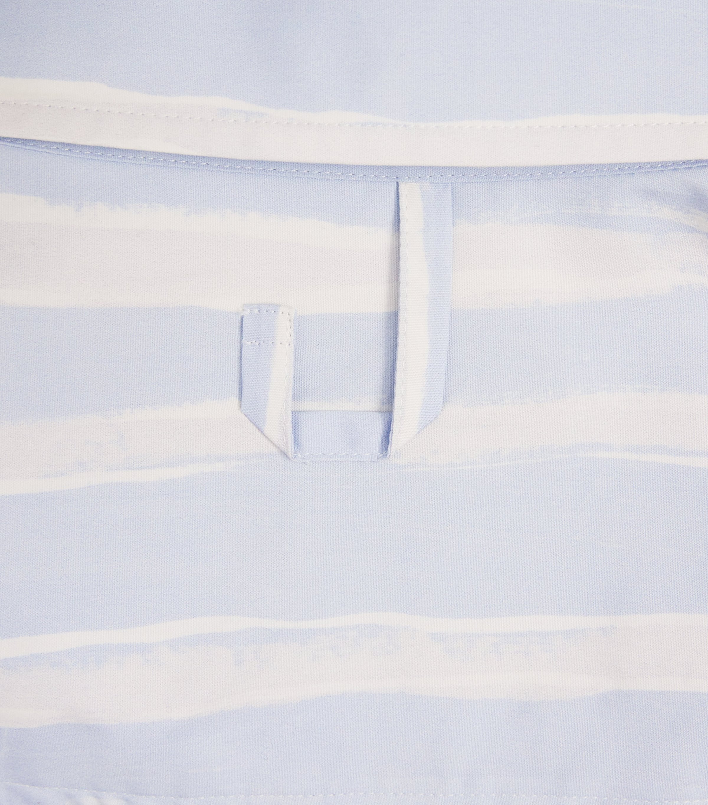 Cotton Stripe Camargue Shirt BLU BGE GCH PRNT-3GT Image 5