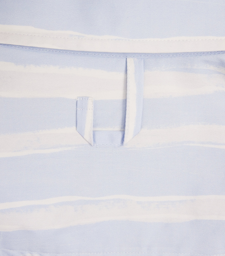 Cotton Stripe Camargue Shirt BLU BGE GCH PRNT-3GT Image 5