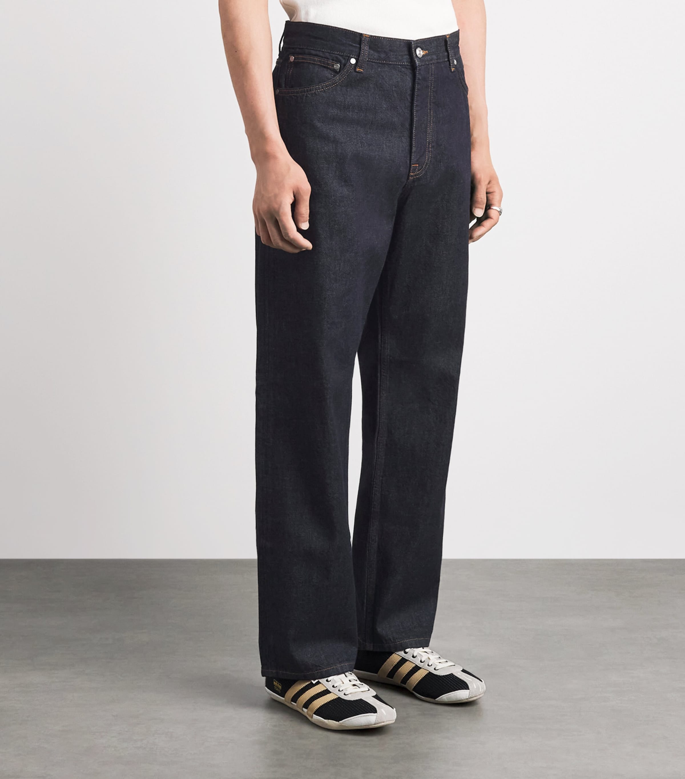 NN.07 Mens Otis Relaxed Jeans Raw Indigo Image 4