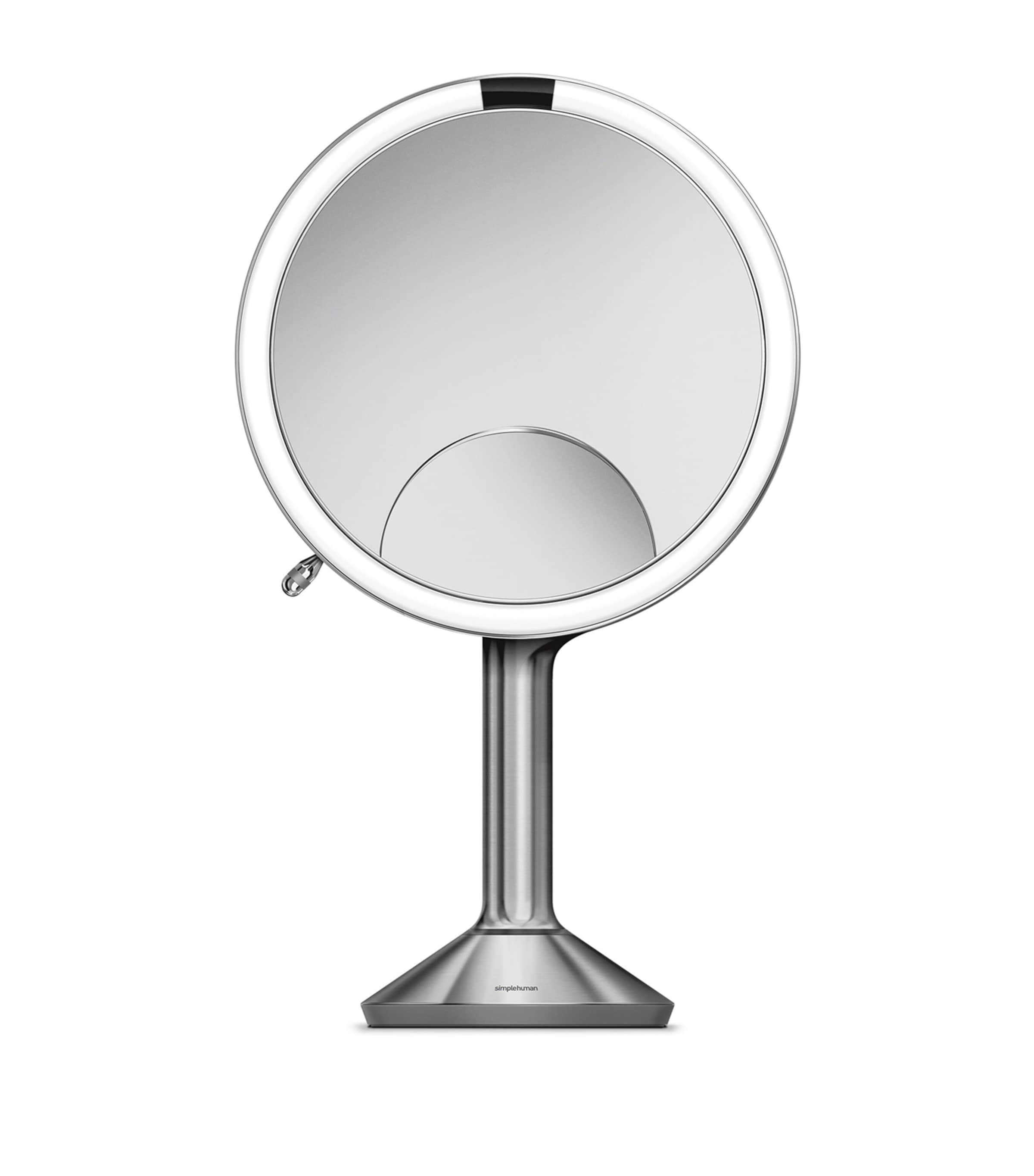 Simplehuman Stainless Steel Trio Touch Control Mirror In Brushed Stainless Steel